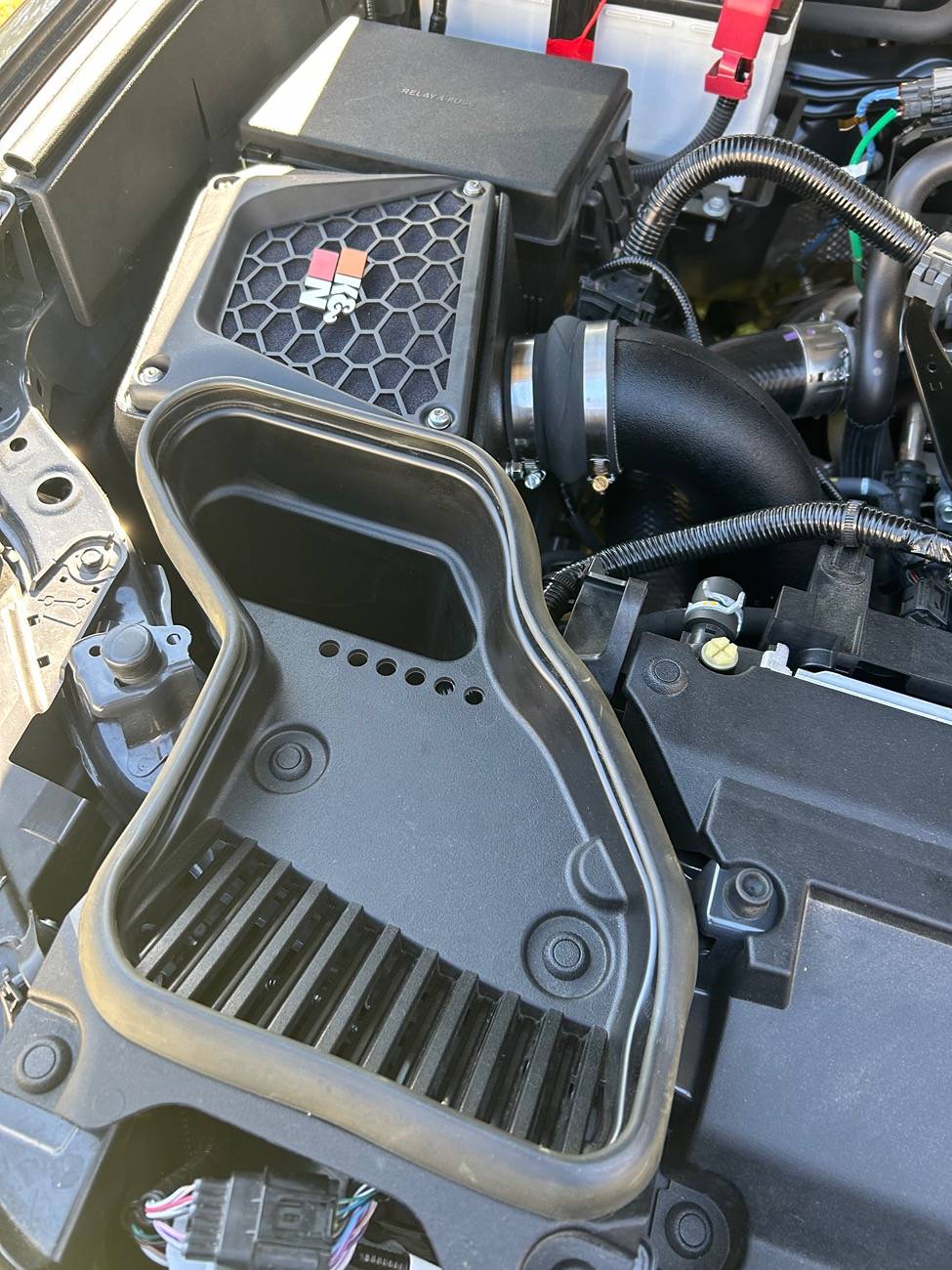 2024 Tacoma Great gas mileage! K&N CAI 63 IMG_0471