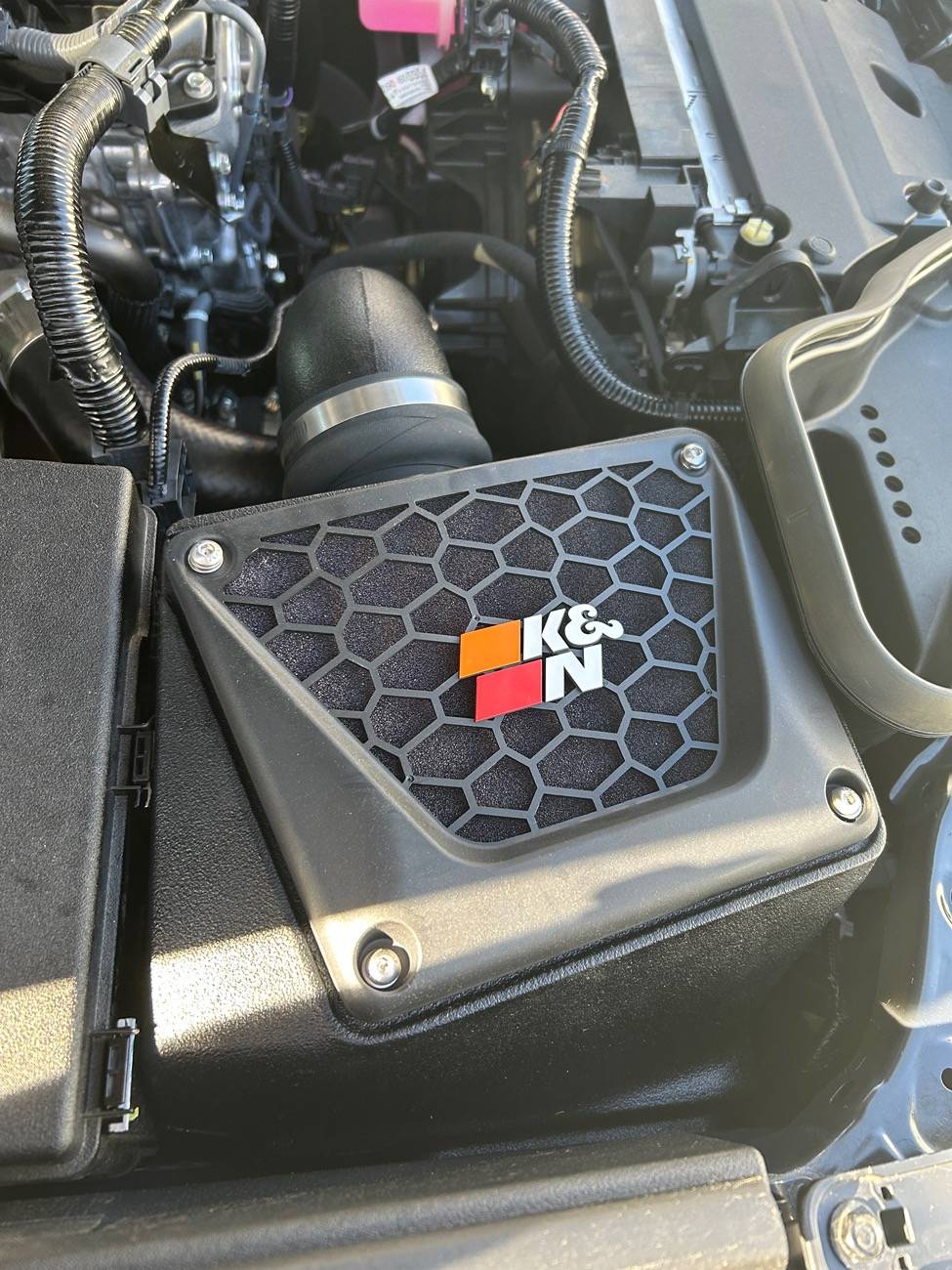 2024 Tacoma Great gas mileage! K&N CAI 63 IMG_0472