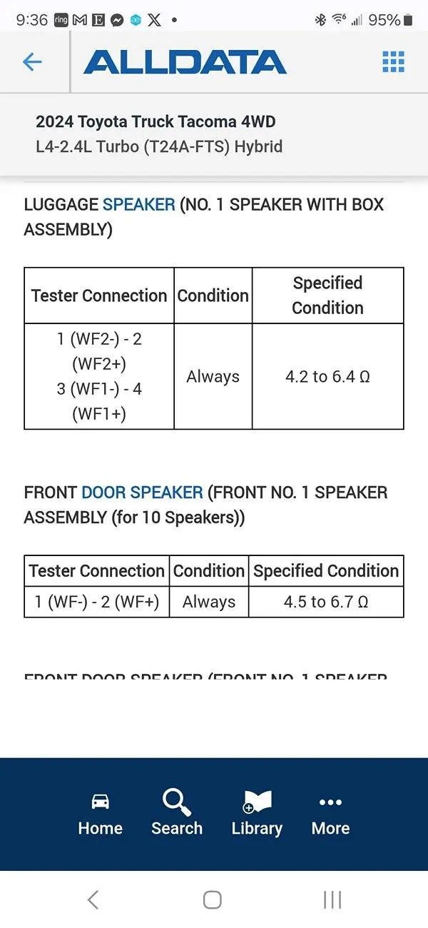2024 Tacoma Specs for JBL upgrade package ? 1000007714