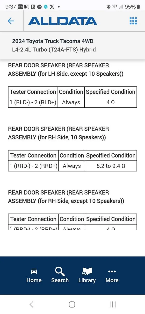 2024 Tacoma Specs for JBL upgrade package ? 1000007716