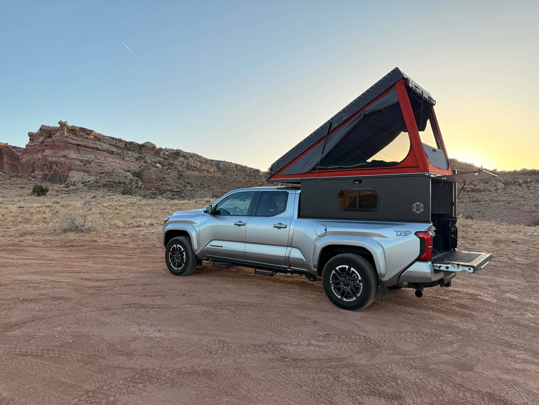 2024 Tacoma Suspension upgrade for overlanding camper top on 2024 TRD Sport Harker