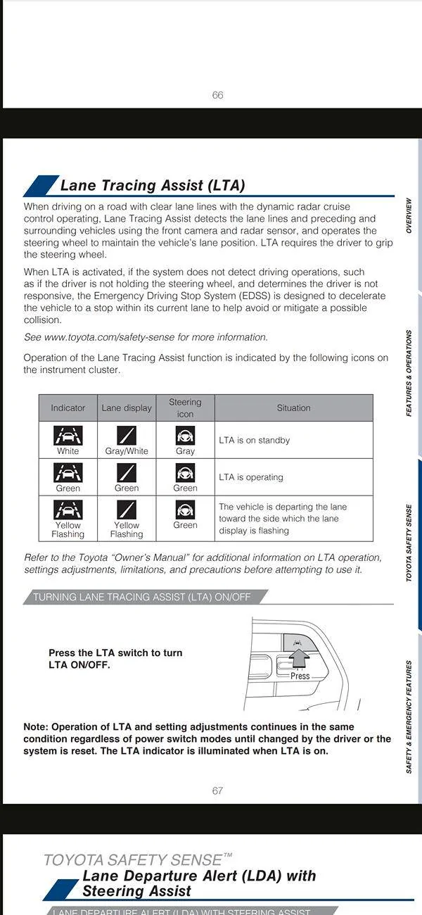 2024 Tacoma How to turn off active steering assist when not in Cruise Control? Screenshot_20250326-100544