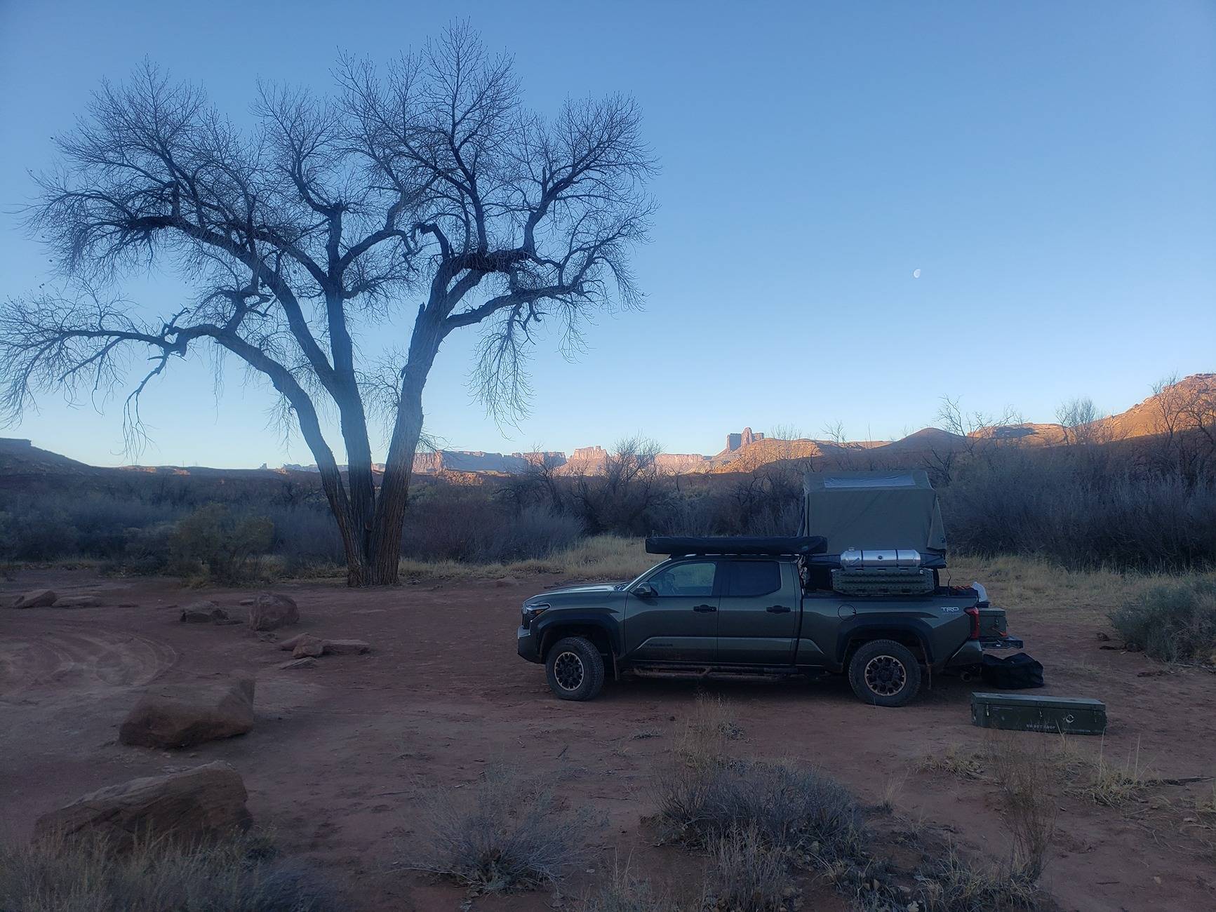 2024 Tacoma Suspension upgrade for overlanding camper top on 2024 TRD Sport 20250319_081618