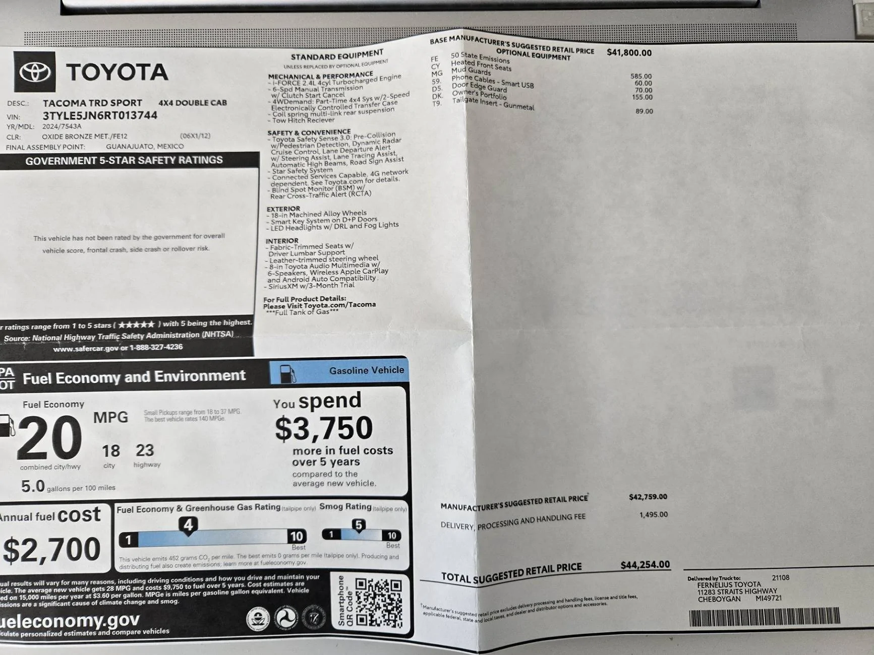 2024 Tacoma Tariffs On Products From Mexico [⚠️ ADMIN WARNING: NO POLITICS, ONLY POLICY DISCUSSIONS] thumbnail_1000005999