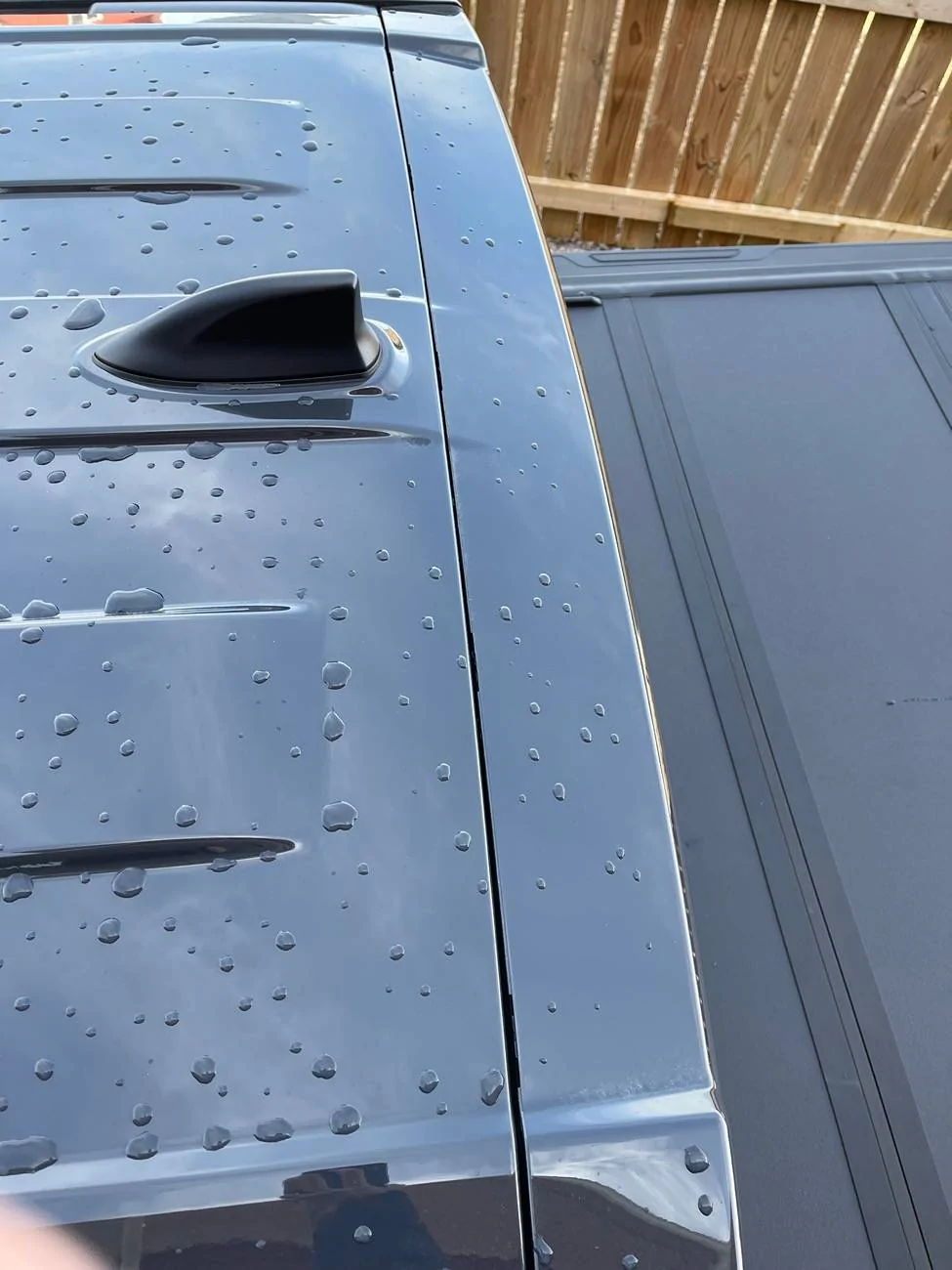 2024 Tacoma Rear cab spoiler gap IMG_9103