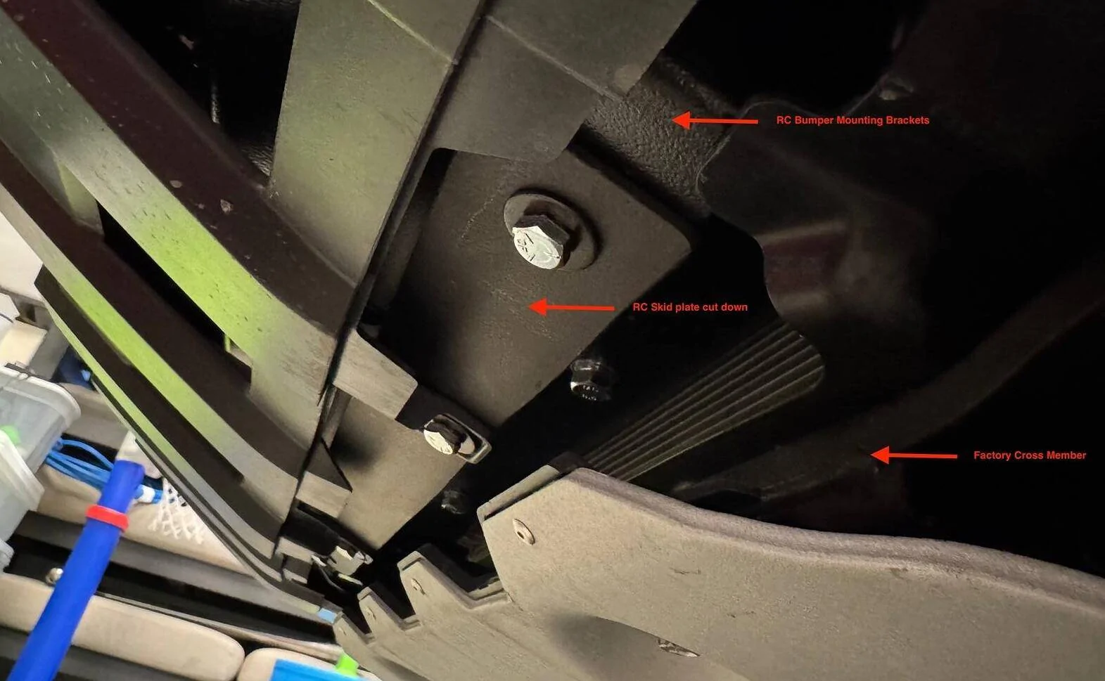 2024 Tacoma Rough Country Winch Mount + Badlands 12k (HF) install on a 4th Gen 2024 Tacoma Hybrid TRD Off-Road. Minimal trimming, huge PITA, but yessir! 1743365915321-8r