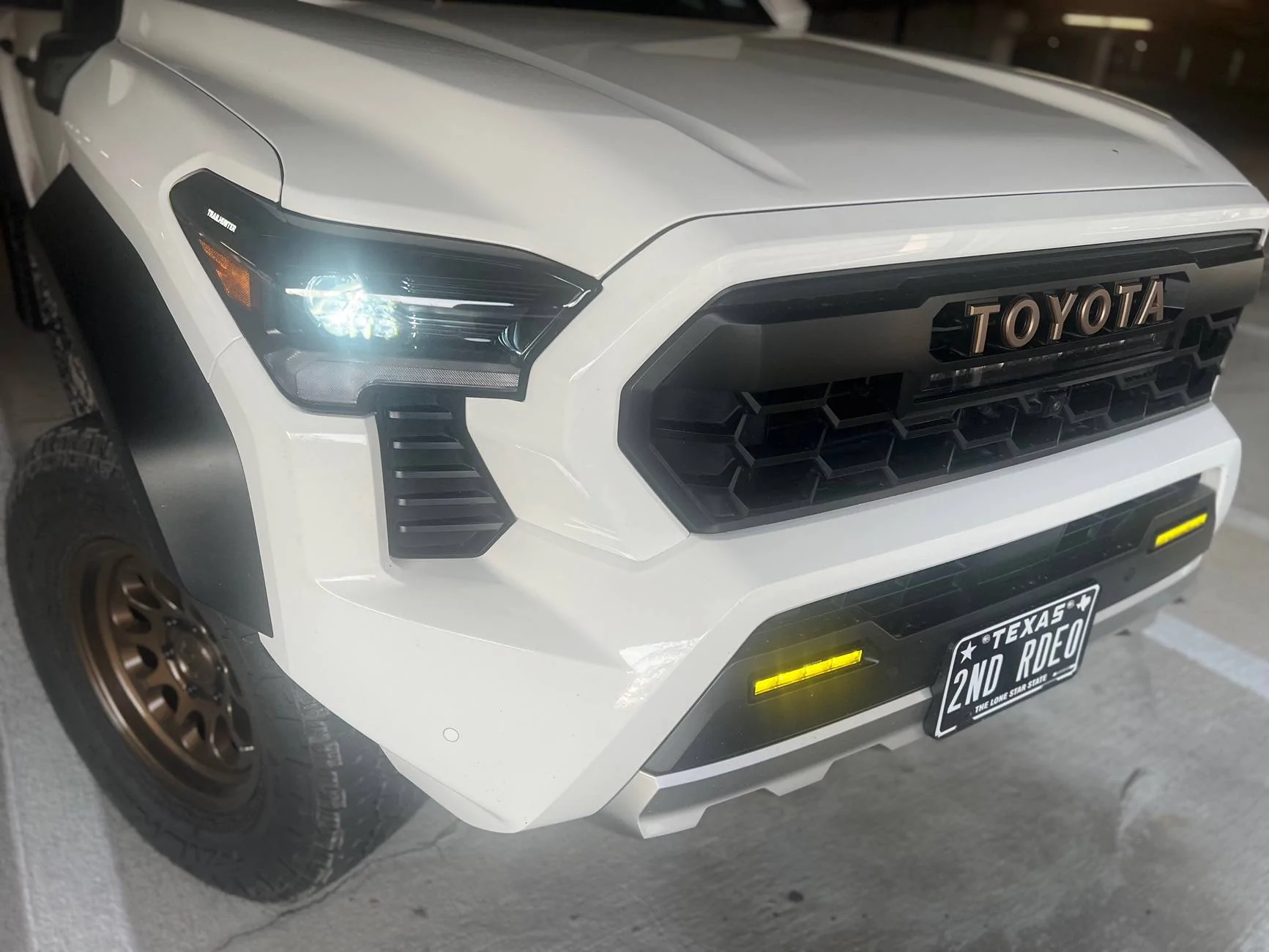 2024 Tacoma Trailhunter max tire size IMG_6564