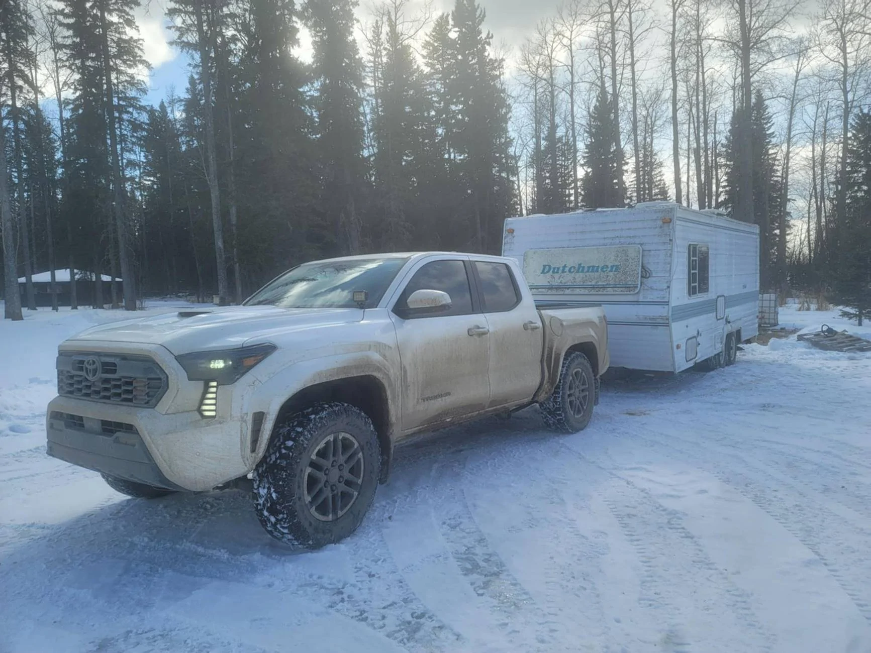 2024 Tacoma Anyone brave enough to tow a camper yet? I was. Messenger_creation_D8B03D06-D18E-492E-A639-C66B2C87710C