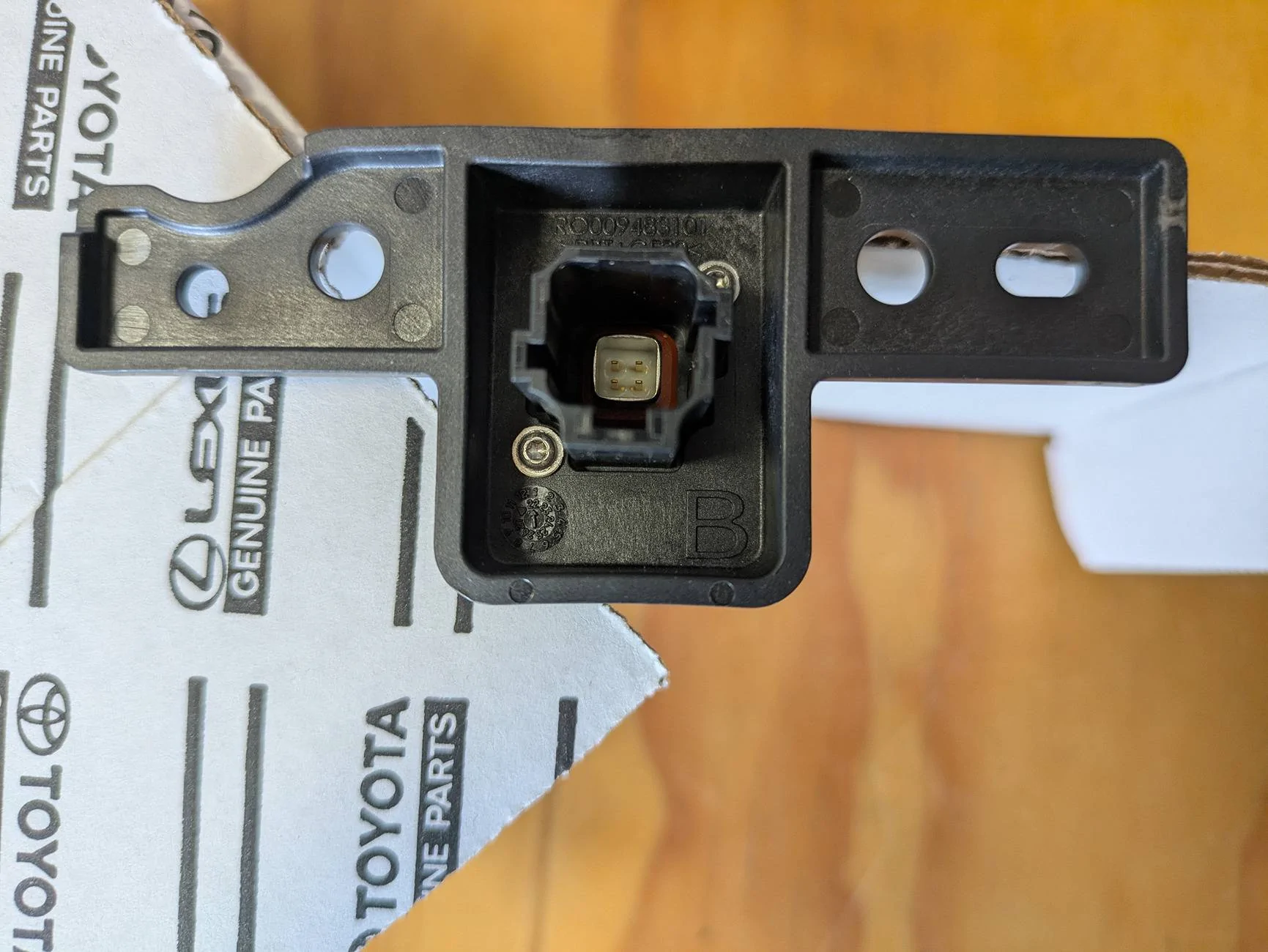 2024 Tacoma someone with OEM Trailhunter - what's your front camera mount part number? PXL_20250402_194424257