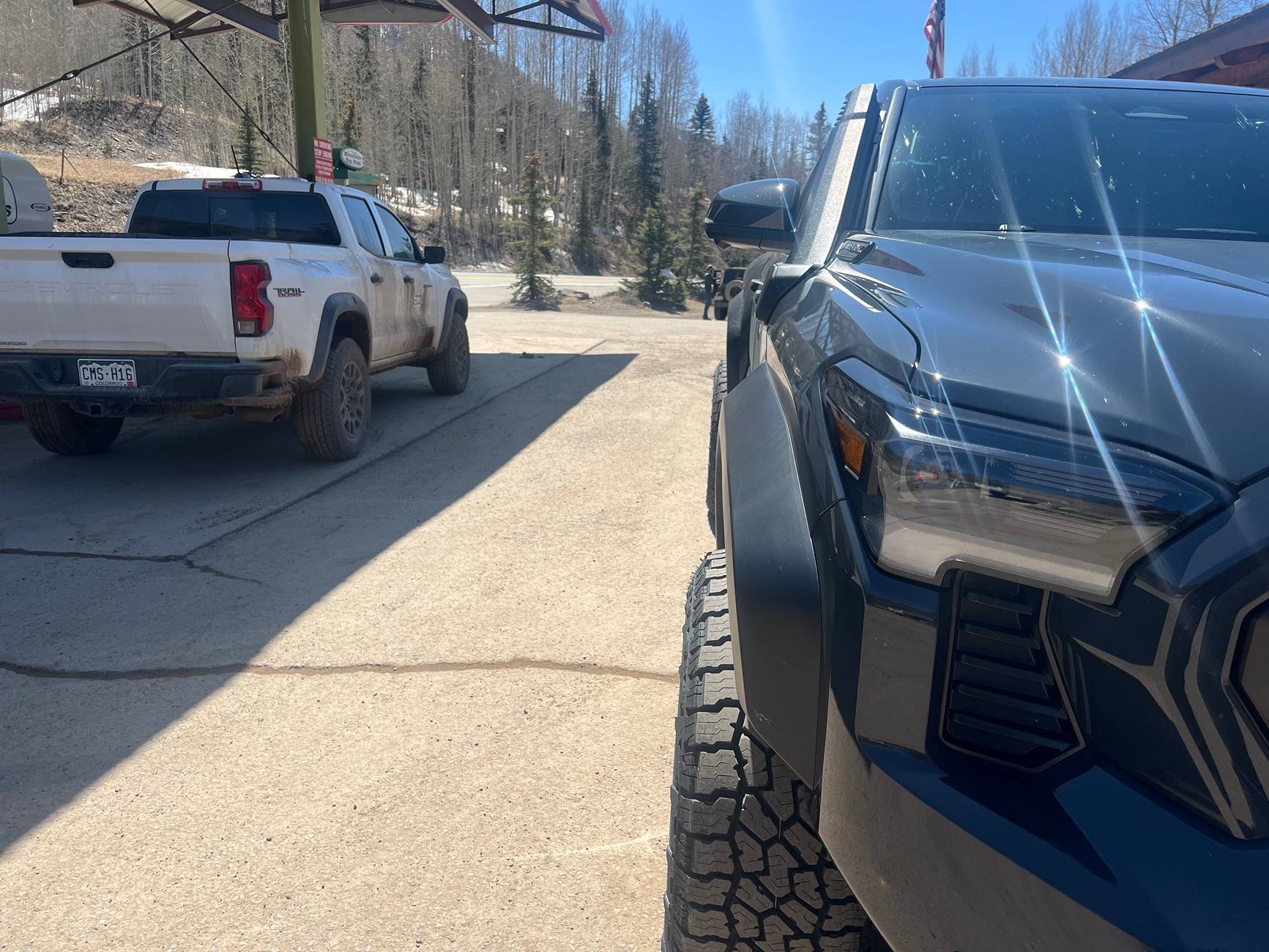2024 Tacoma 2025 Underground Trailhunter with Method 703s 17x8.5 0mm Offset and Falken WP 285s IMG_6289