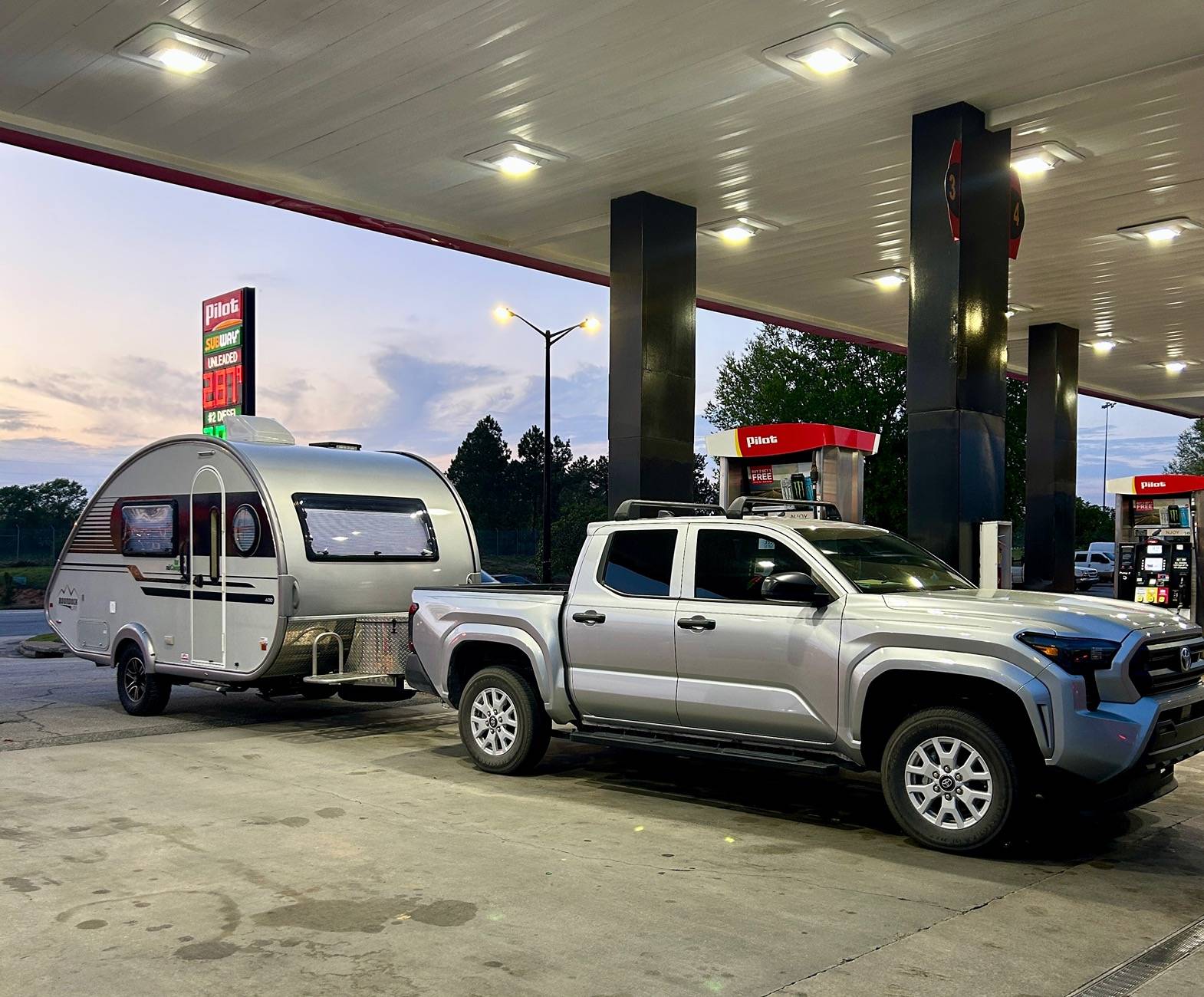 2024 Tacoma Anyone brave enough to tow a camper yet? I was. IMG_2973