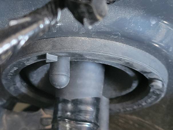 2024 Tacoma Running Wire from Battery into Cab Grommet Nipple-sm