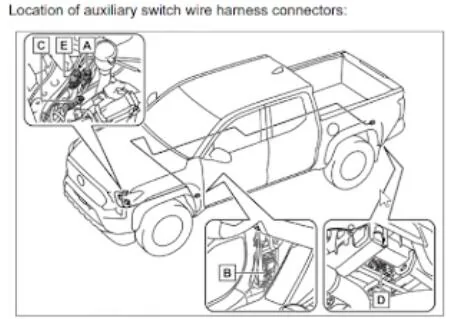 2024 Tacoma Your rear auxiliary connector has no power by default! Screenshot 2025-04-15 101013
