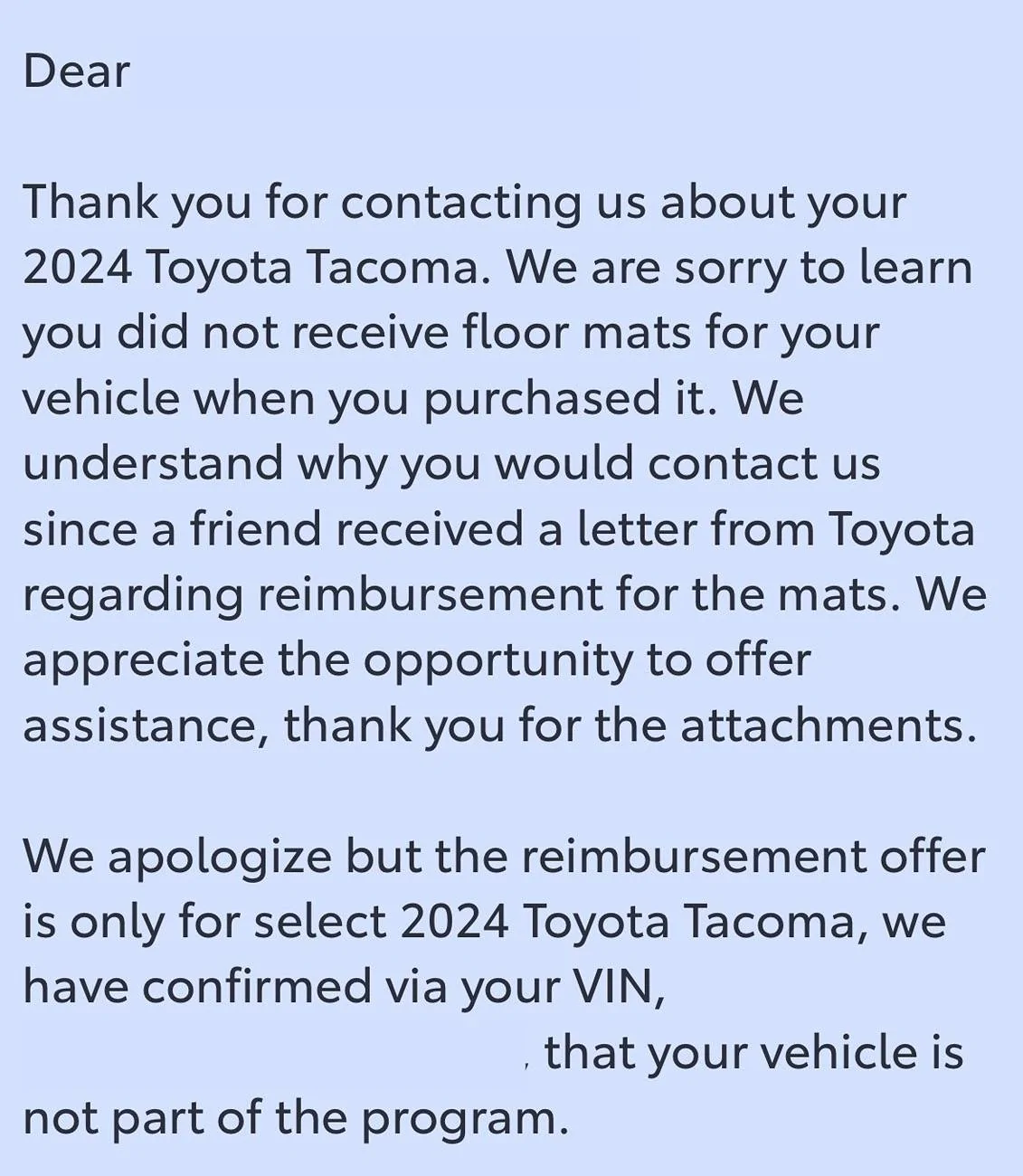 2024 Tacoma Floor mats mailer? IMG_9795