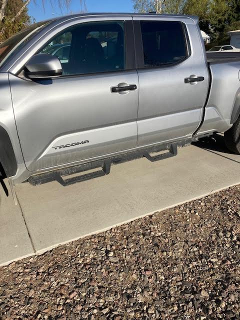 2024 Tacoma Need Help - Long Bed Running Boards D