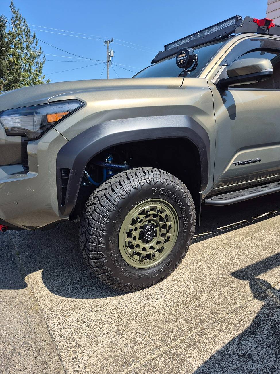 2024 Tacoma First flat tire on my new Taco caused by a rock. 17454350718841670798257136829619