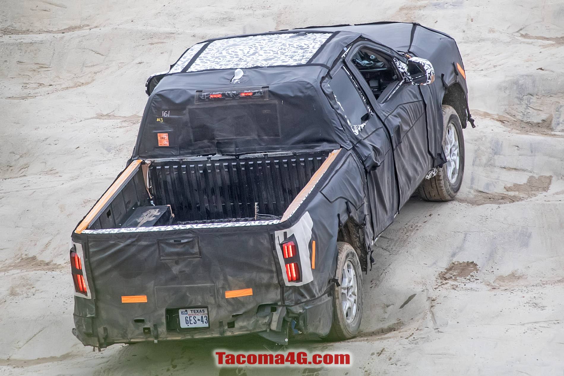 2024 Tacoma New 2024 Tacoma (4th Next Gen) Mule Off-Road Testing Reveals More Suspension Details -- 5/27/22 2024 Toyota Tacoma 4th gen spy photos suspension interior 14