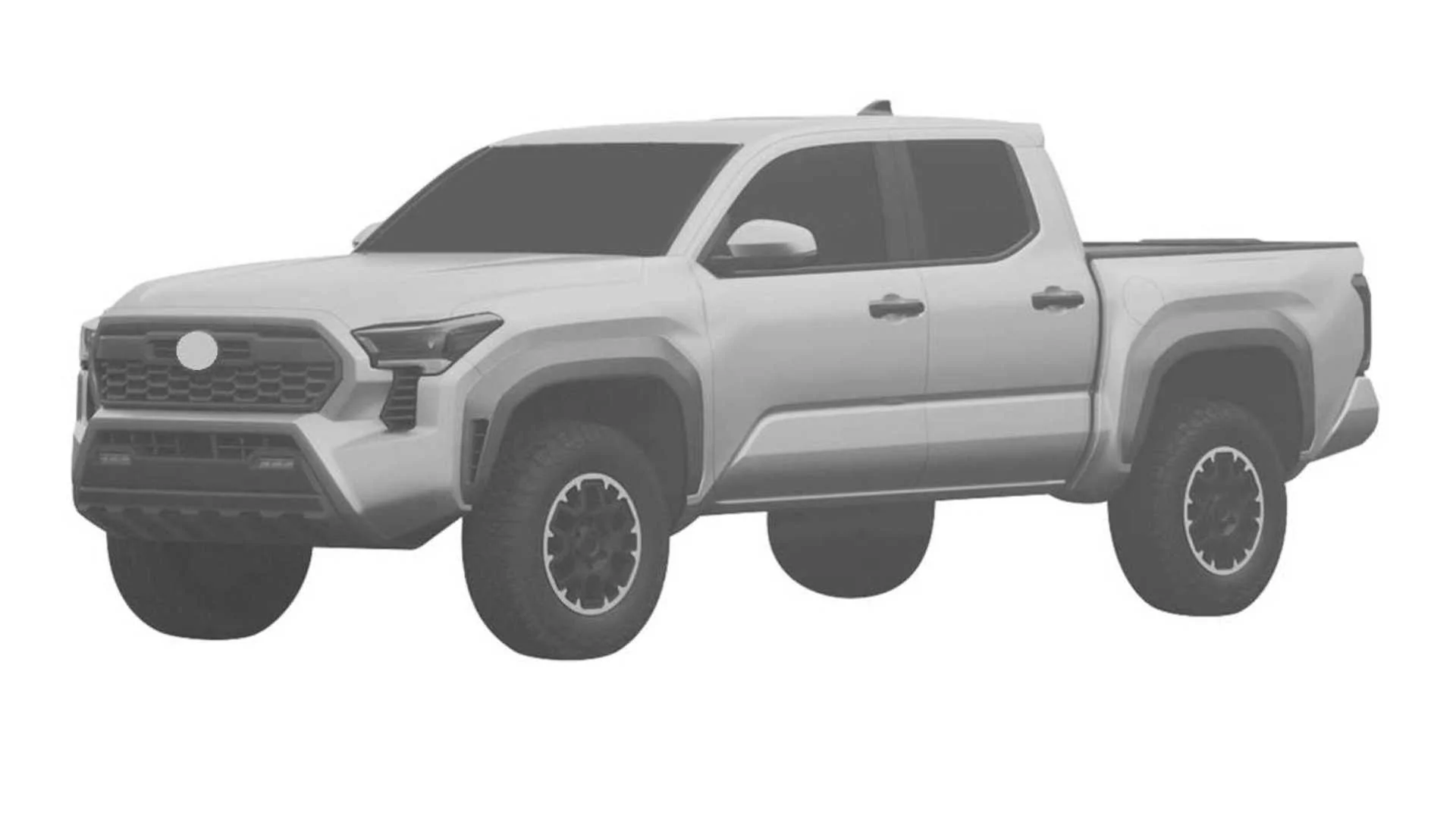2024 Tacoma 2024 Tacoma Design Images Revealed in Patent! πΈ π΅π»ββοΈ 2024 Toyota Tacoma 4th gen patent design 3