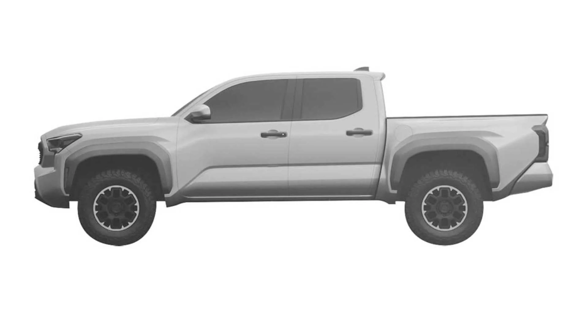 2024 Tacoma 2024 Tacoma Design Images Revealed in Patent! πΈ π΅π»ββοΈ 2024 Toyota Tacoma 4th gen patent design 7