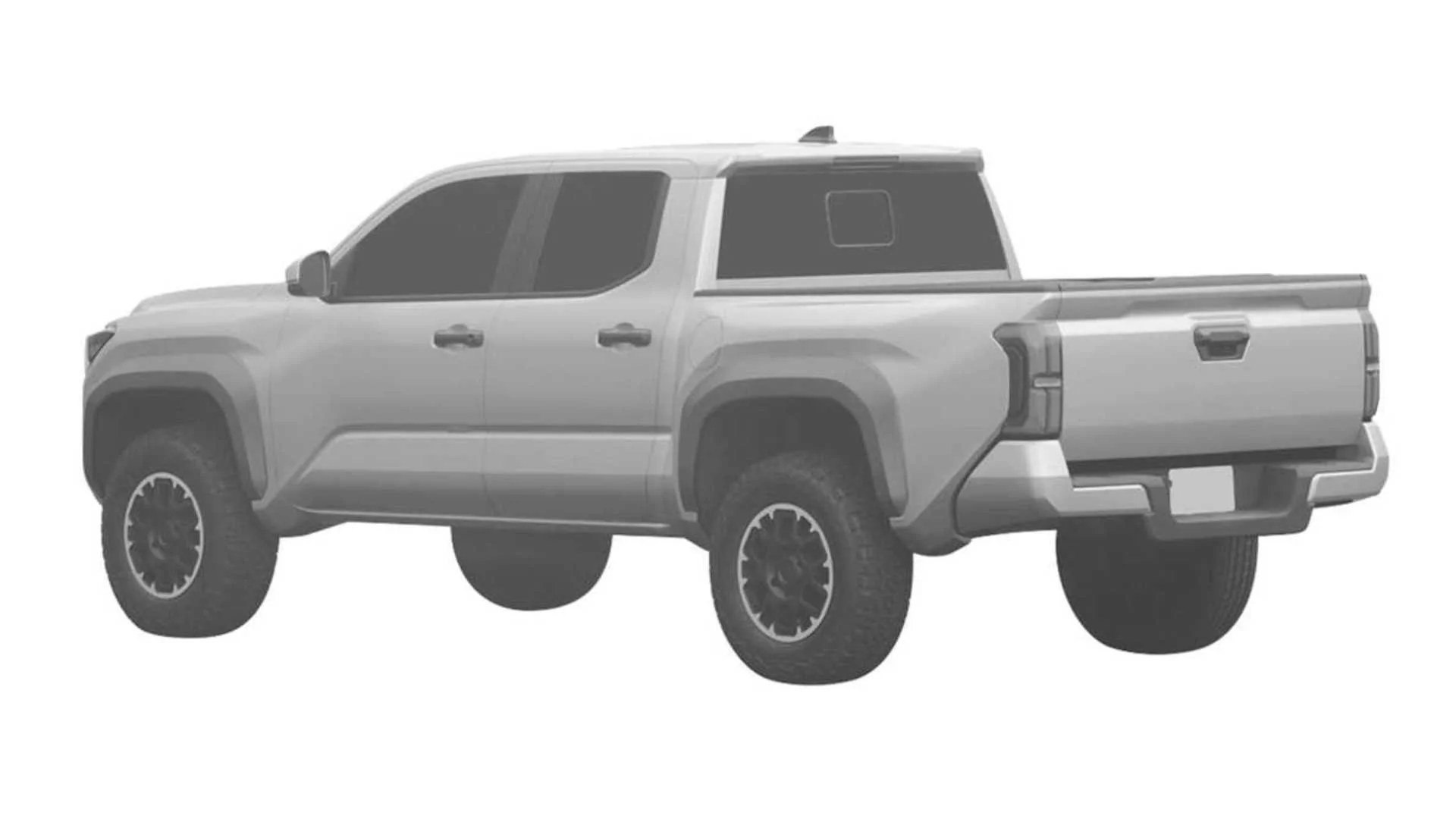 2024 Tacoma 2024 Tacoma Design Images Revealed in Patent! πΈ π΅π»ββοΈ 2024 Toyota Tacoma 4th gen patent design 6