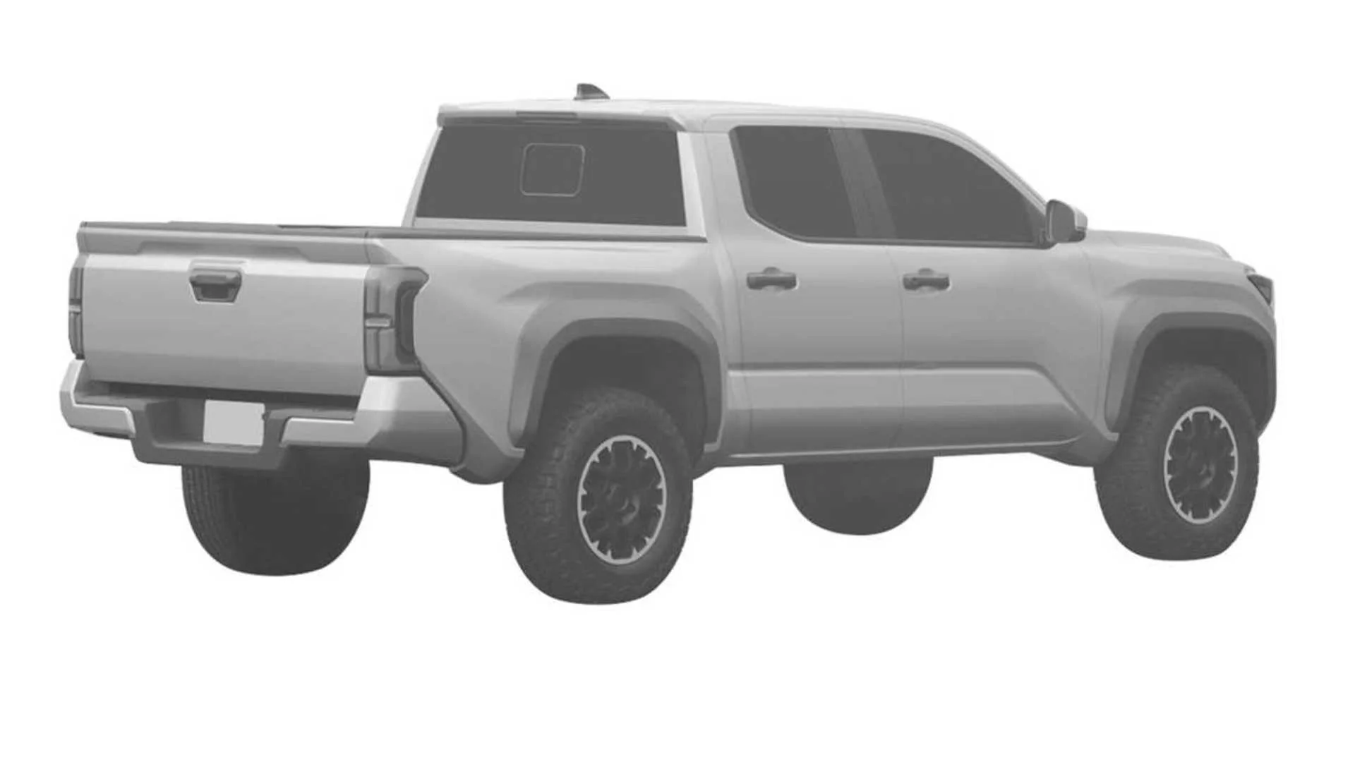 2024 Tacoma 2024 Tacoma Design Images Revealed in Patent! πΈ π΅π»ββοΈ 2024 Toyota Tacoma 4th gen patent design 5