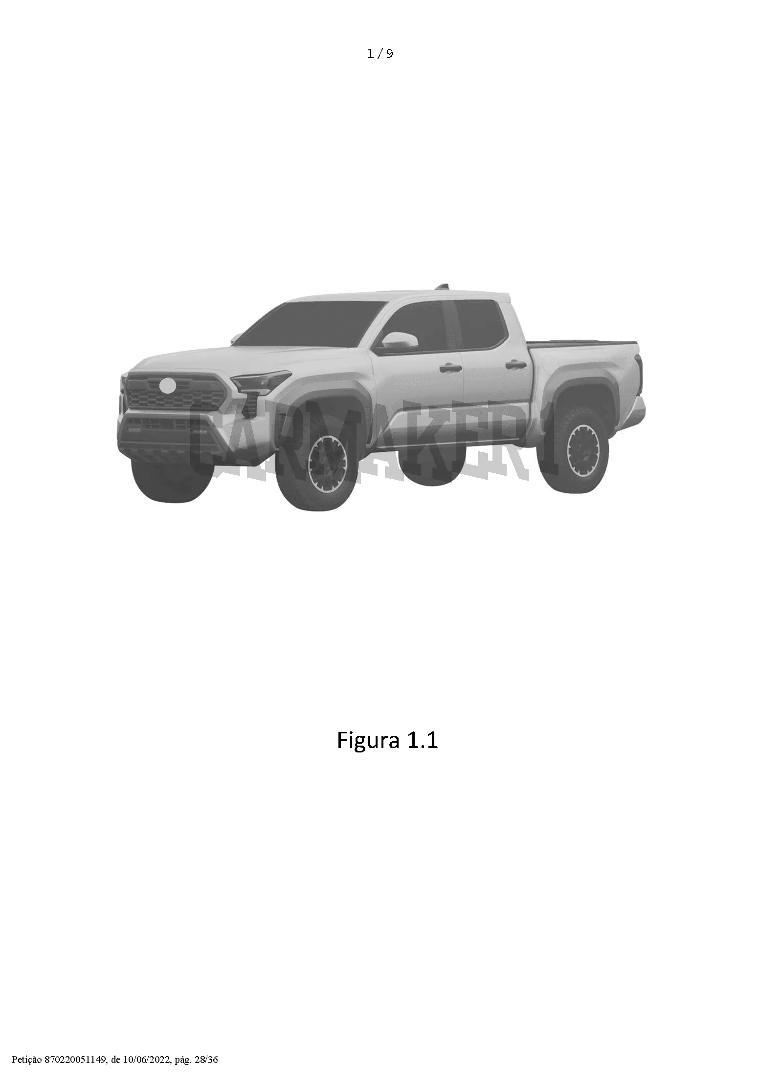 2024 Tacoma 2024 Tacoma Design Images Revealed in Patent! 📸 🕵🏻‍♂️ {filename}