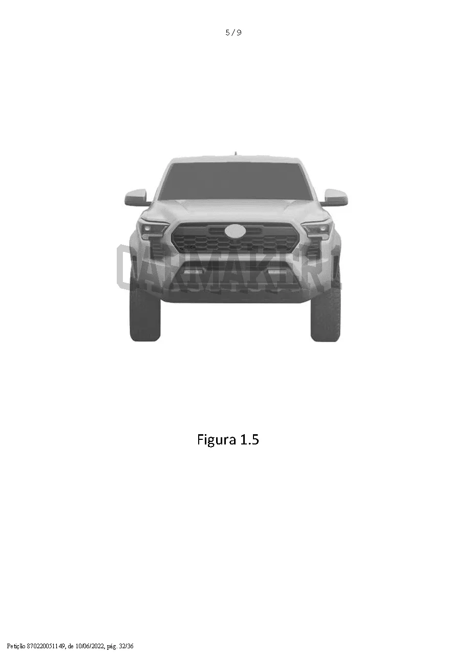 2024 Tacoma 2024 Tacoma Design Images Revealed in Patent! 📸 🕵🏻‍♂️ {filename}