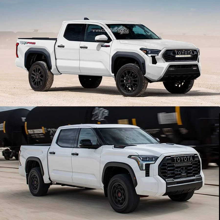 2024 Tacoma Our 2024 Toyota Tacoma TRD PRO Preview Renderings! 2024-tacoma-vs-tundra