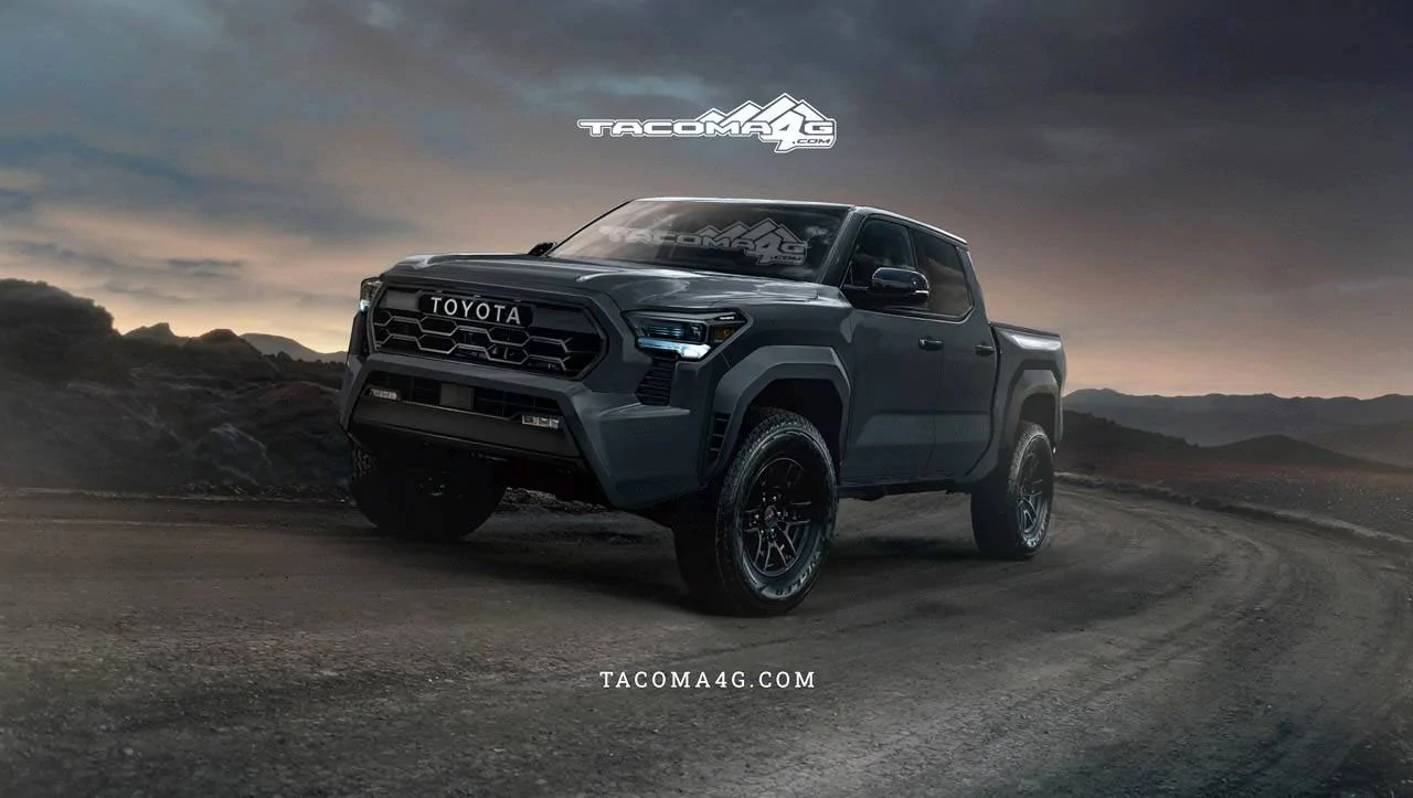 2024 Tacoma Our 2024 Tacoma Trailhunter CGI Previews! 🤩 Tacoma-Trailhunter-Front-black