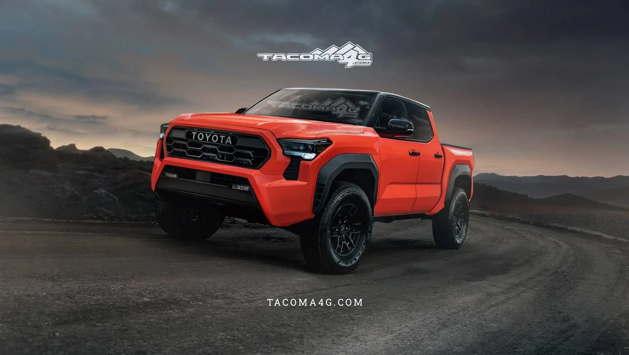2024 Tacoma Our 2024 Tacoma Trailhunter CGI Previews! 🤩 Tacoma-Trailhunter-Front-Red