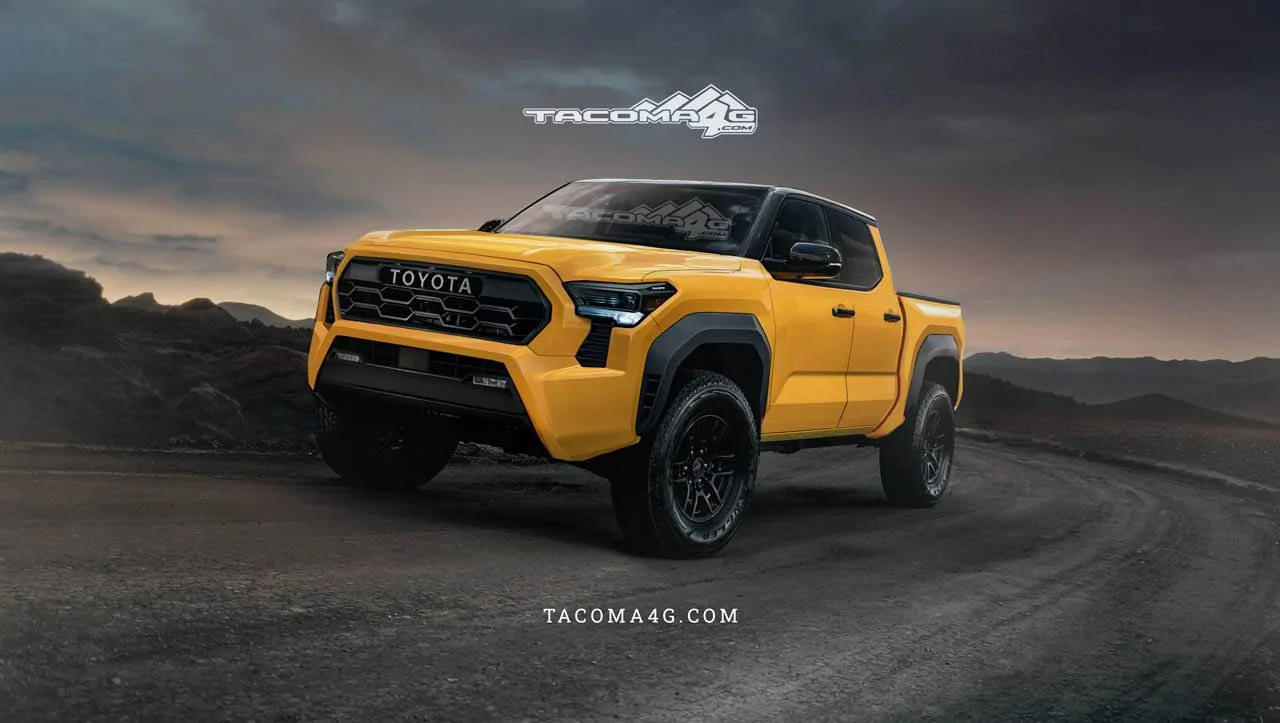 2024 Tacoma Our 2024 Tacoma Trailhunter CGI Previews! 🤩 Tacoma-Trailhunter-Front-Yello