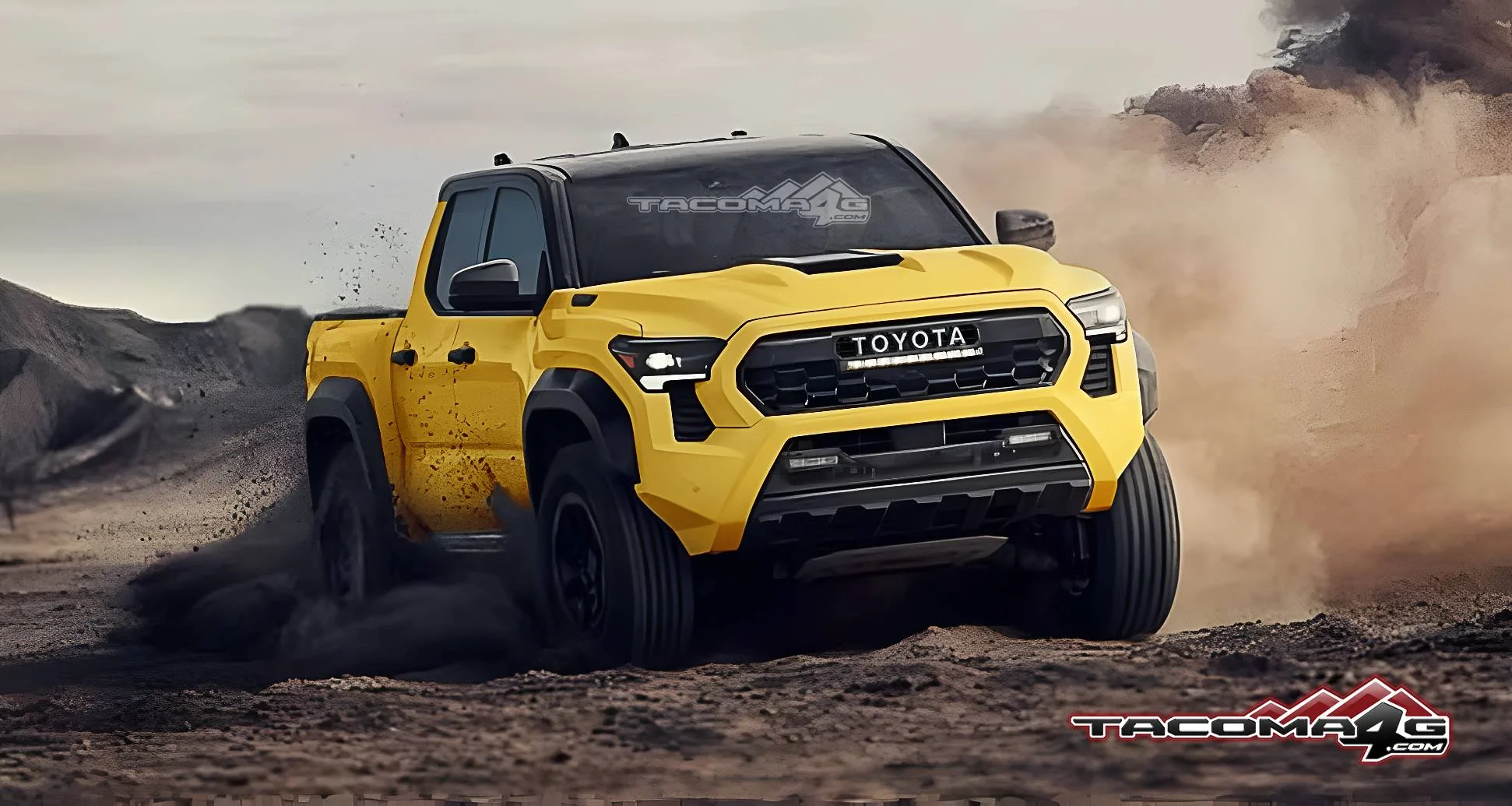 2024 Tacoma 2024 Tacoma TRD Pro Colors Previews Taco-Lightning-Yello