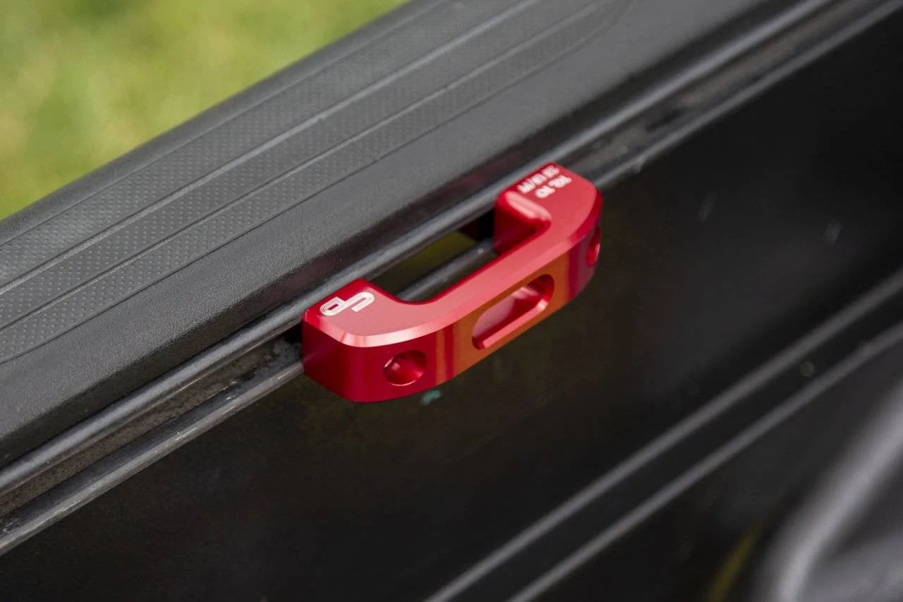 2024 Tacoma Bed Tie Down Upgrades - Already Available! charvonia-design-rail-tie-down-anchor-red-jpg