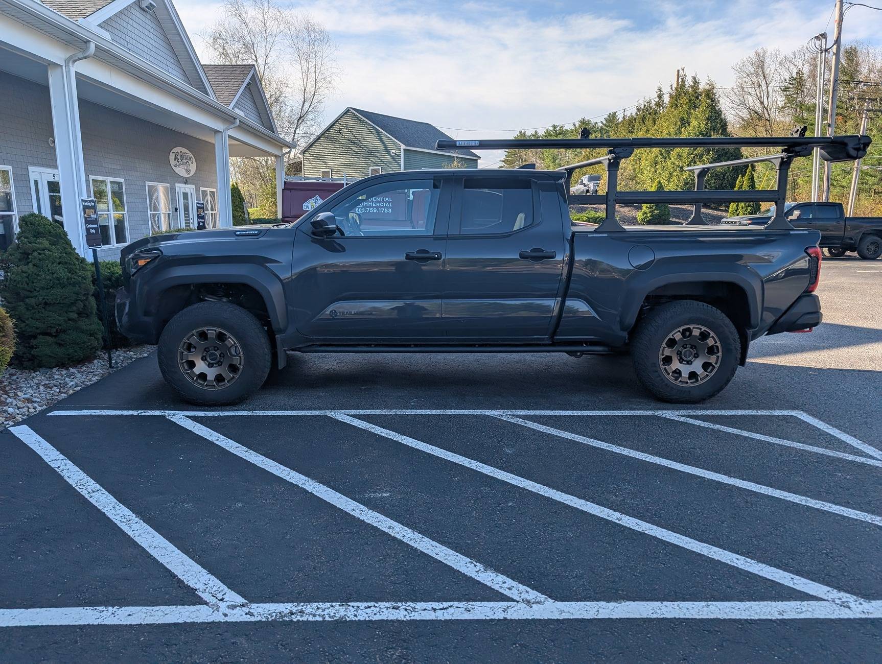 2024 Tacoma Trailhunter max tire size Before