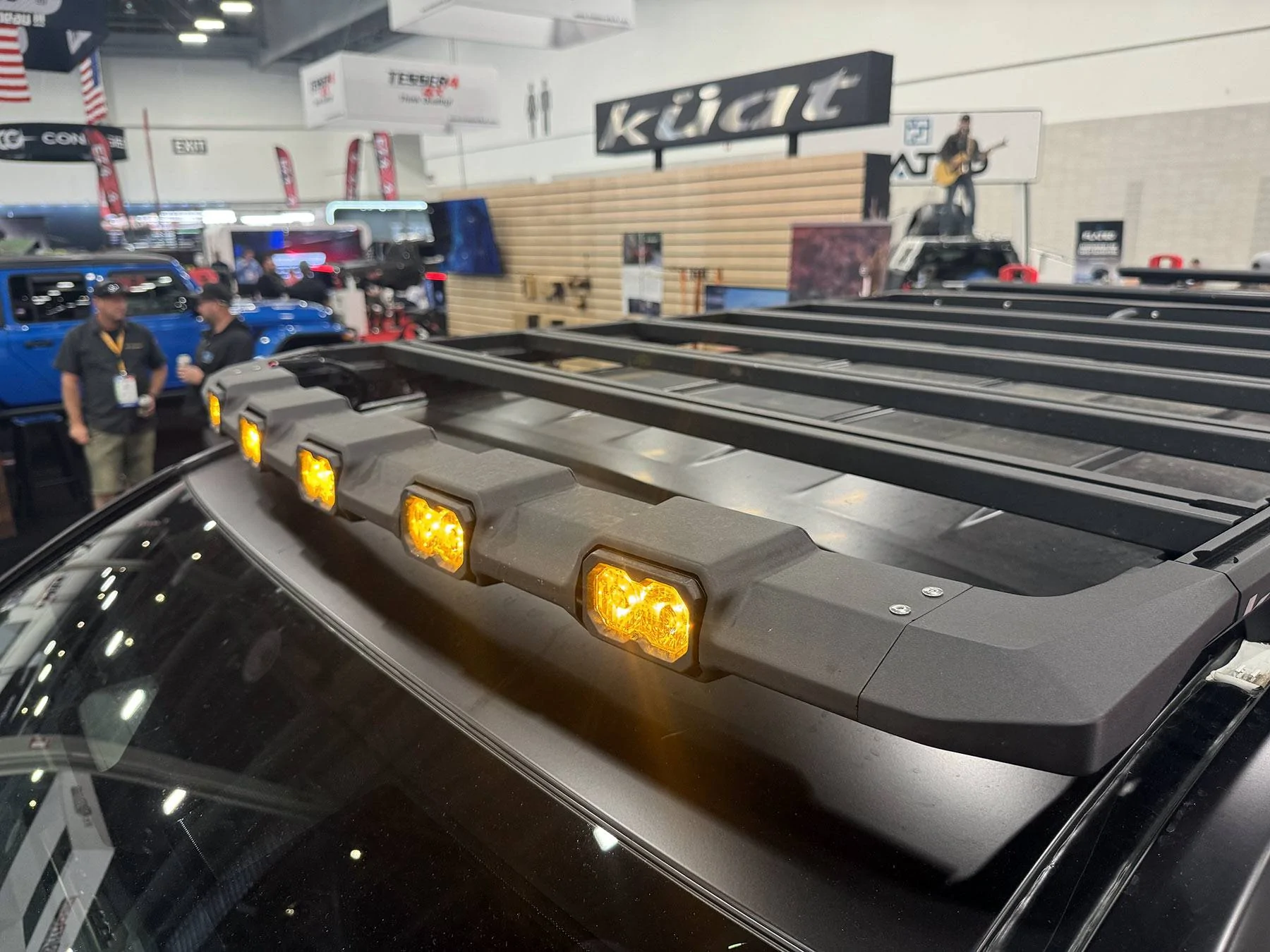 2024 Tacoma Kuat DEK Rooftop Platform System Kuat-Dek-roof-rack-with-lights-1
