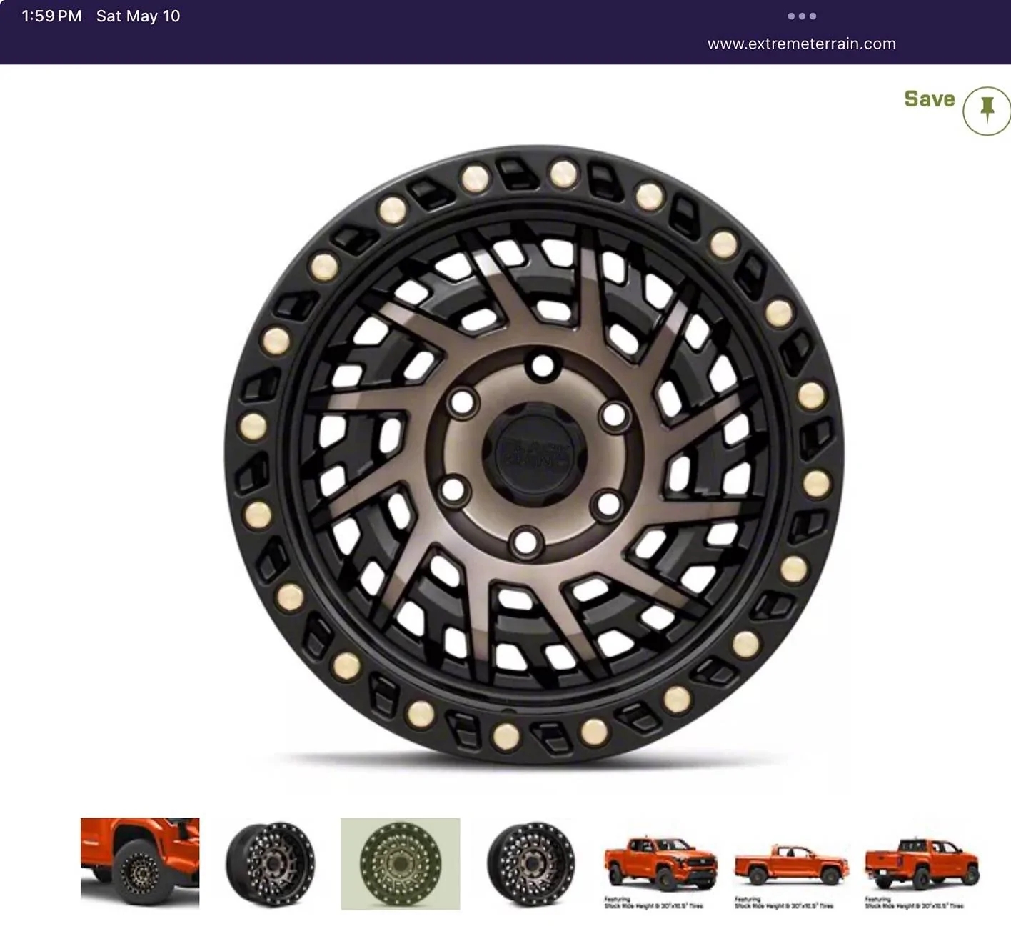 2024 Tacoma Solar Octane wheel options- opinions welcome Erase & Open