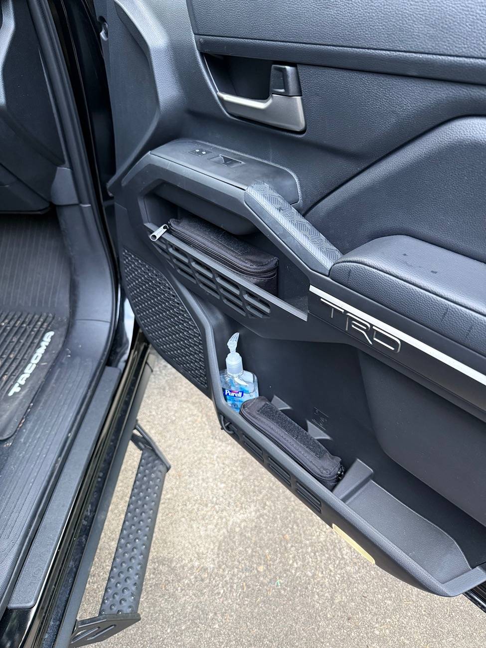 2024 Tacoma Custom Interior Storage Pouches IMG_4322