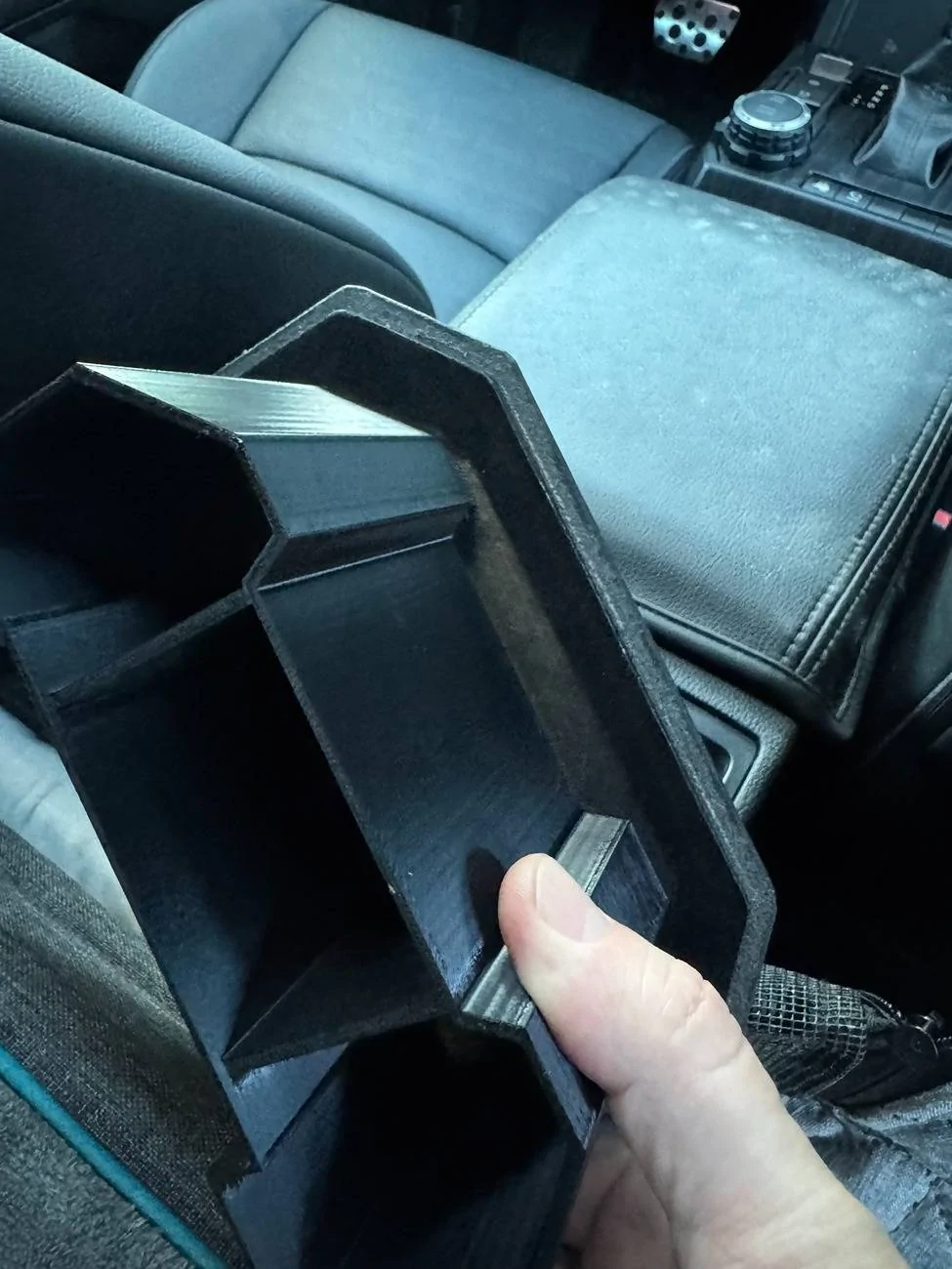 2024 Tacoma Rear Cupholder Plug for Pups - 3D Print (STL File Included) IMG_3001