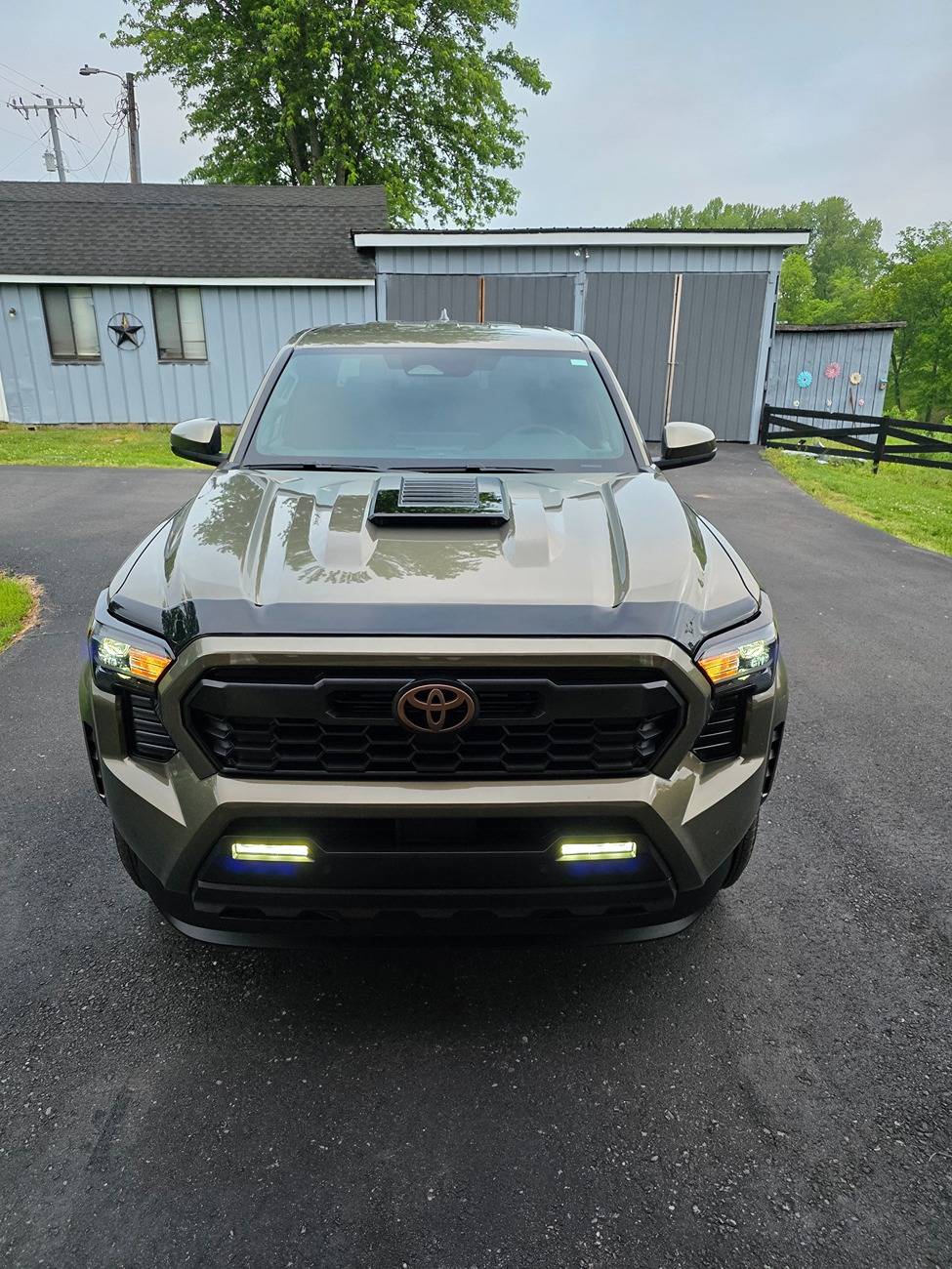 2024 Tacoma New TRD Sport owner question -- gloss black hood scoop? 1000038303