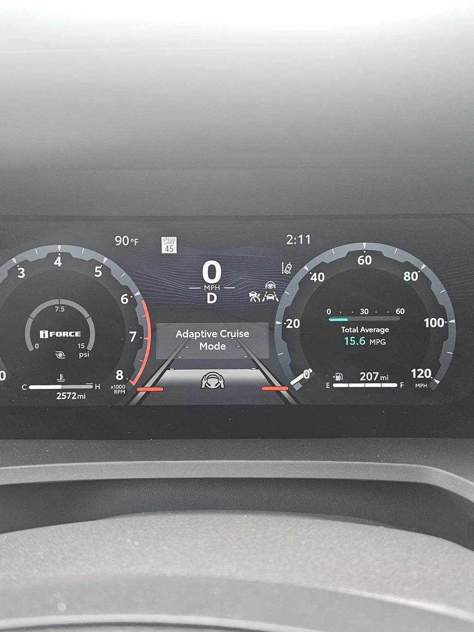 2024 Tacoma Fuel gauge issue 20250513_141141