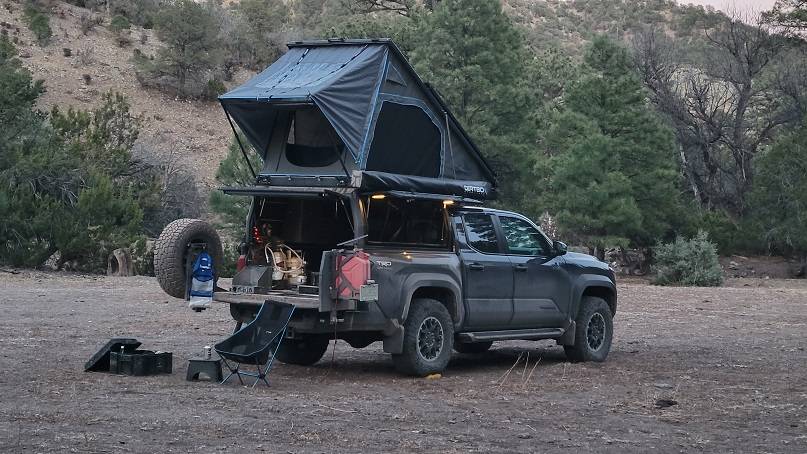 2024 Tacoma Dobinsons Coil Spring Rear Suspension Upgrade (C59-819V) Installed on 2024 TRD Off-Road Longbed 20250420_194937-sm