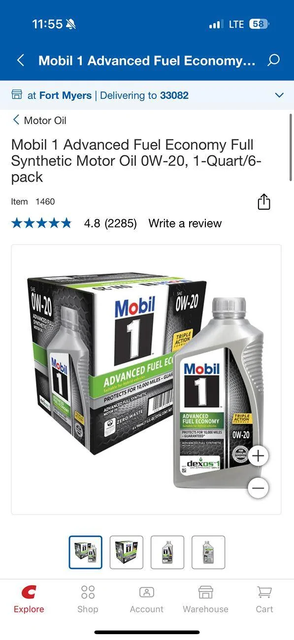 2024 Tacoma Oil Change options IMG_8816