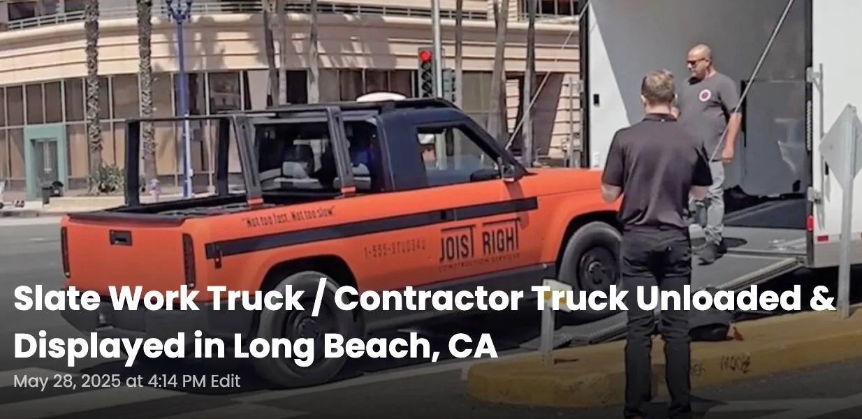 2024 Tacoma SLATE Truck revealed as modular Pickup & SUV. Priced under $20K after incentive slate-work-truck-video-jpg