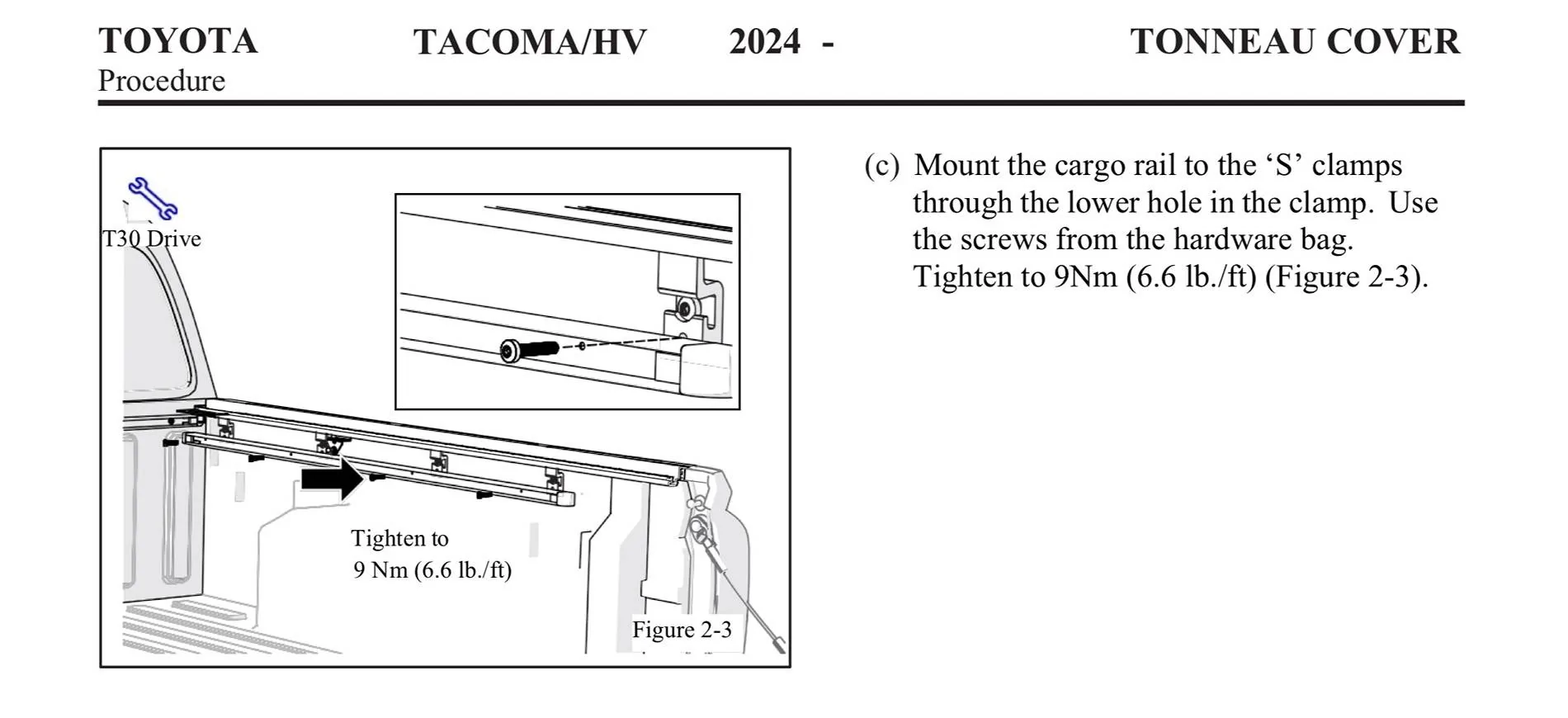 2024 Tacoma Any Molle panels that work with the OEM Tri-fold Tonneau cover IMG_0342