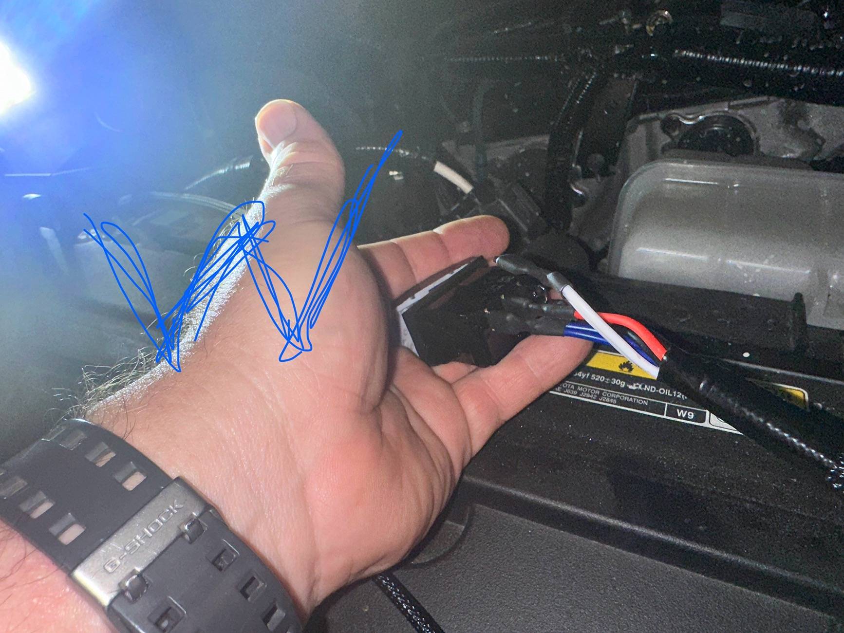 2024 Tacoma Help Installing Rough Country LED Light Kit using prewired Aux switches IMG_8295