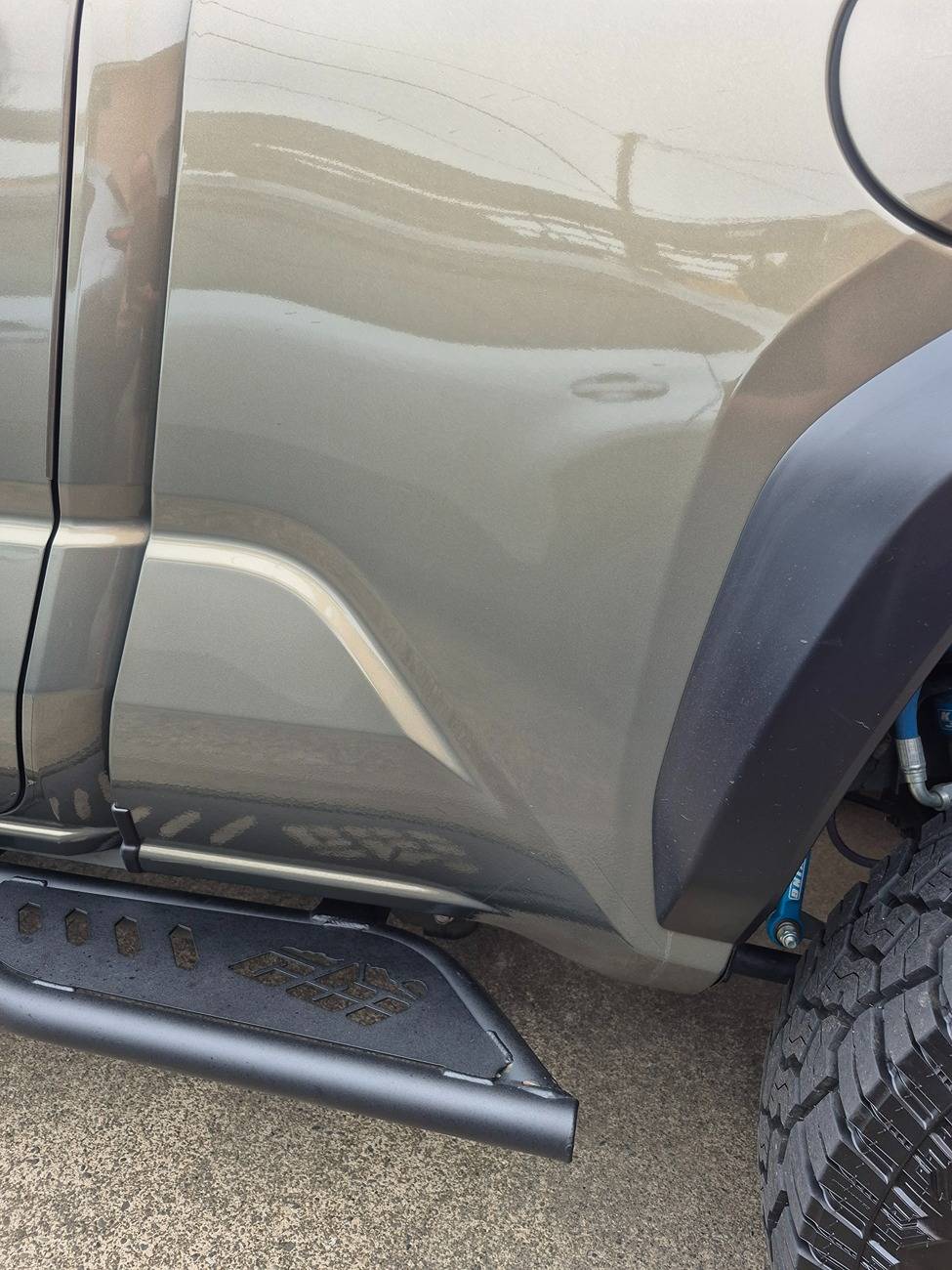 2024 Tacoma Protective film on fender of 2025 Tacoma 17489614644954439107497072379288