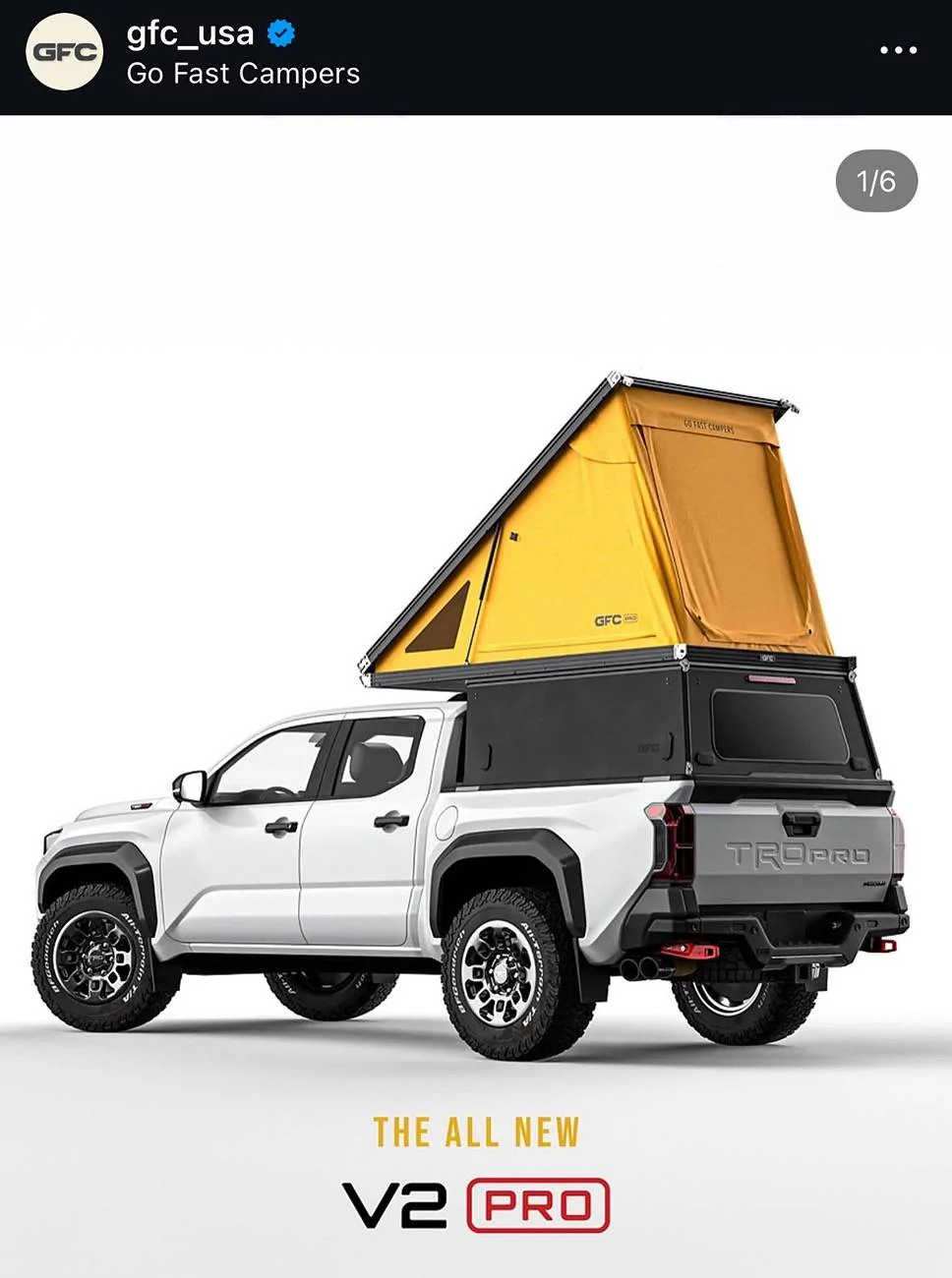2024 Tacoma 2024 6' Bed Tacoma Trailhunter Camper Shell with Roof Top Tent? IMG_2544