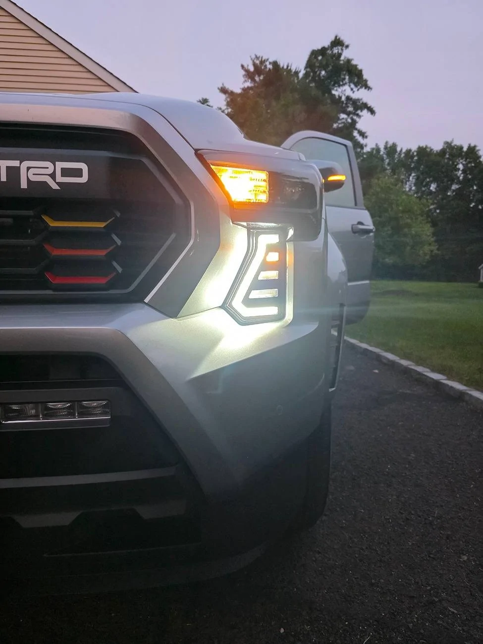 2024 Tacoma Aspire V2 Fang Lights install - 2025 TRD Sport 20250603_203557