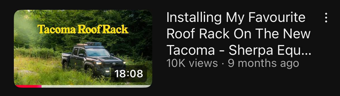 2024 Tacoma Roof Rack recommendations? IMG_2553