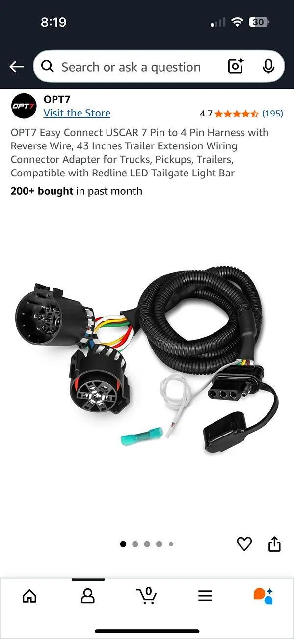 2024 Tacoma OPT7 48” Tailgate Light with magnet mounts IMG_6881